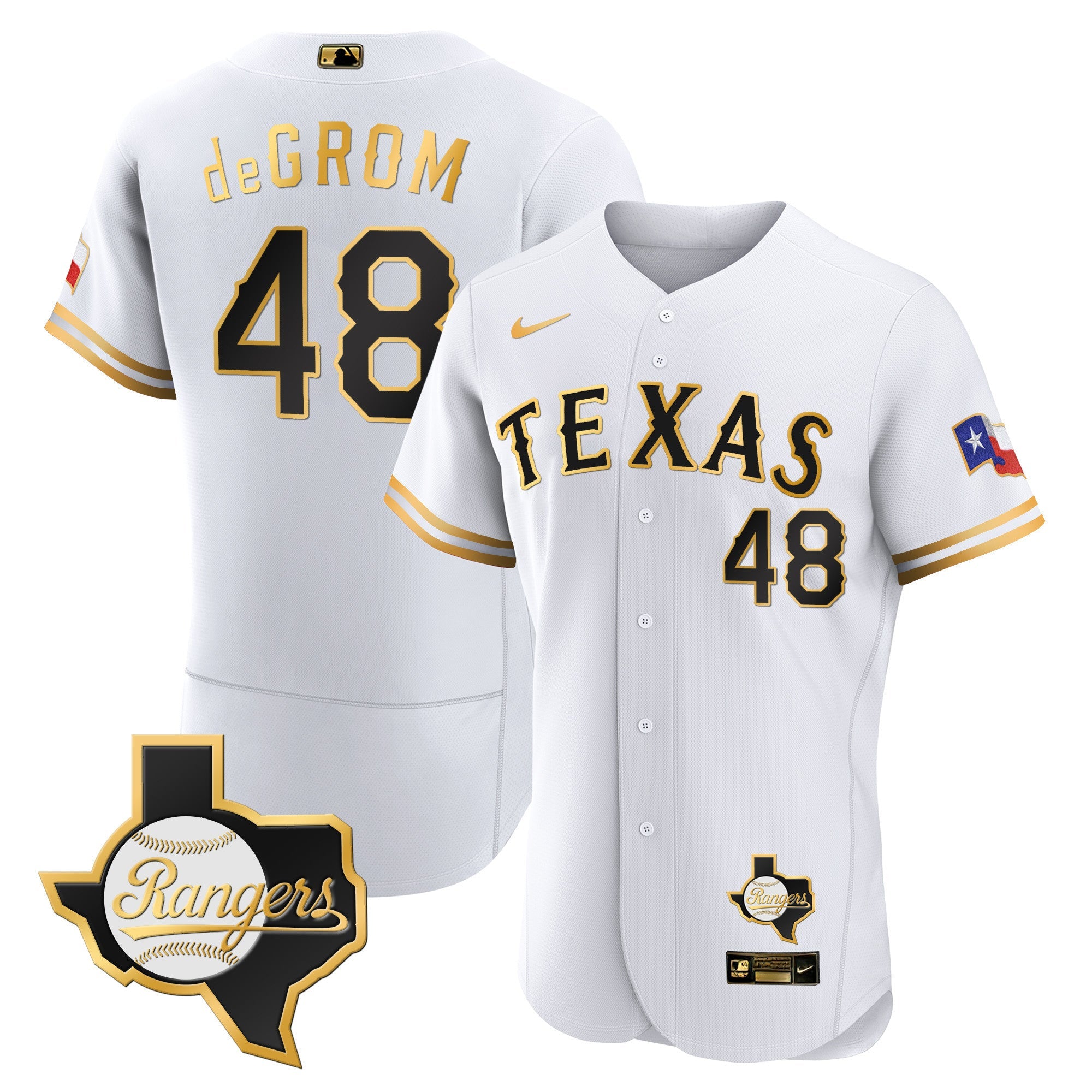 Men’s Texas 2023 Flex Base Jersey – Texas Patch