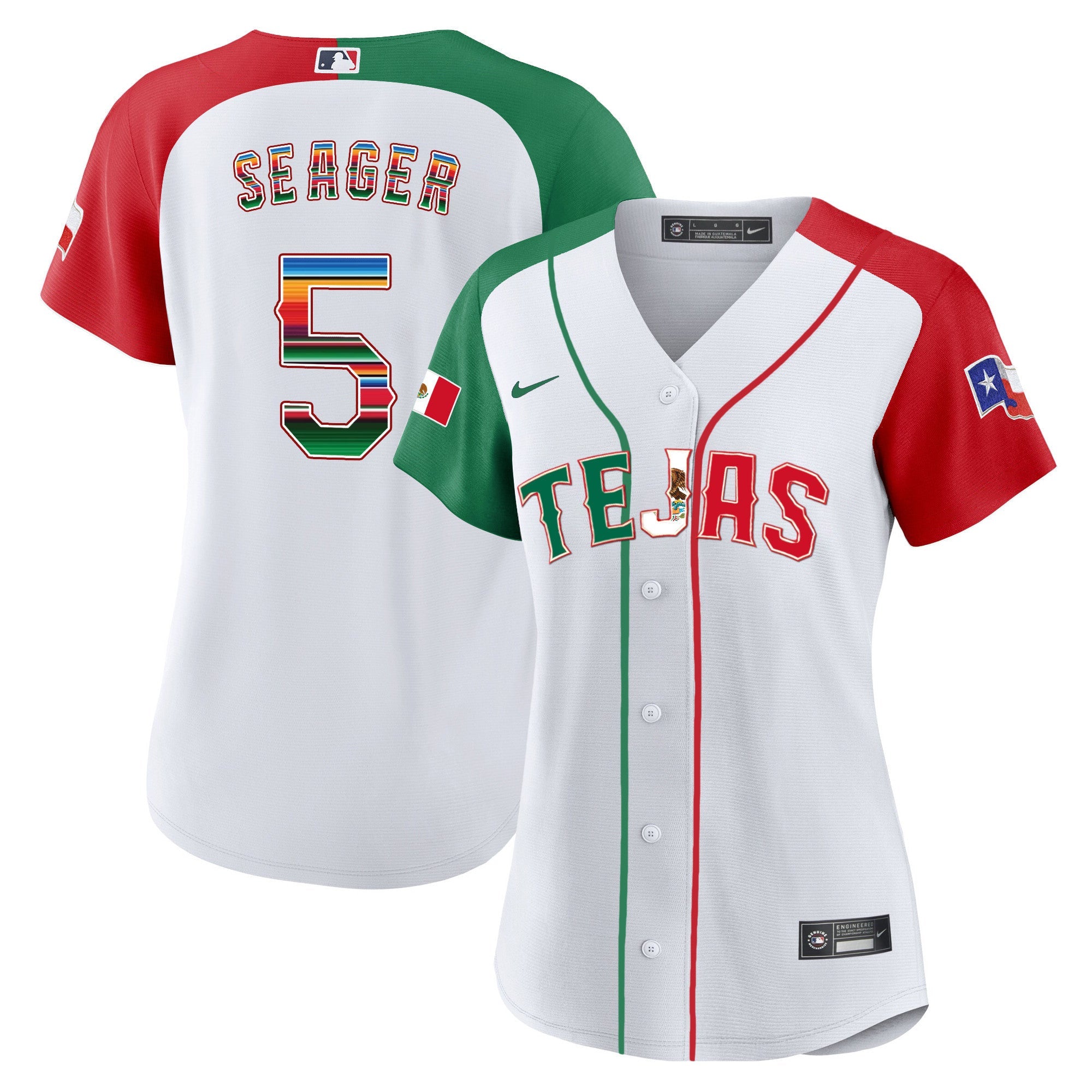 Women’s Texas Mexico Flag Jersey