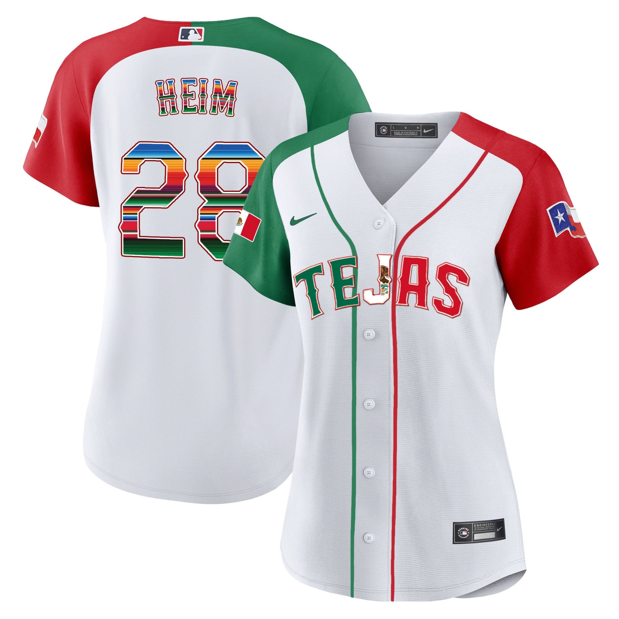 Women’s Texas Mexico Flag Jersey