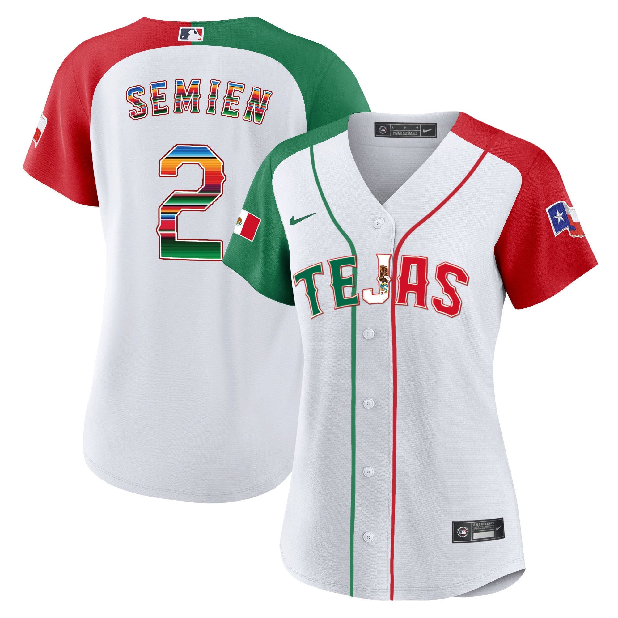Women’s Texas Mexico Flag Jersey