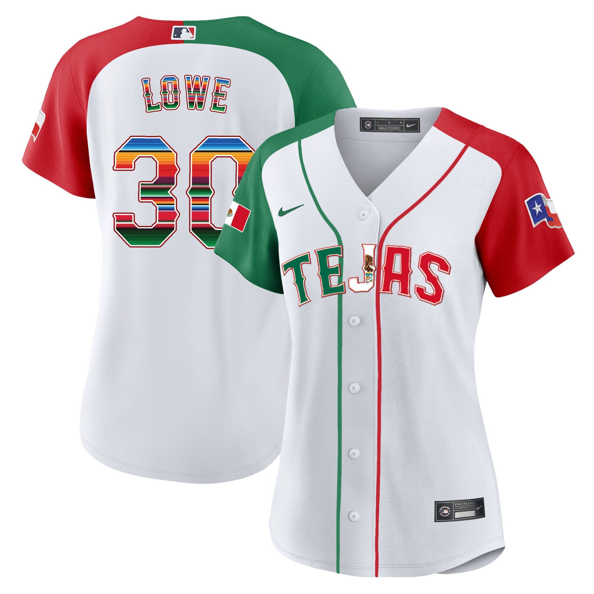 Women’s Texas Mexico Flag Jersey
