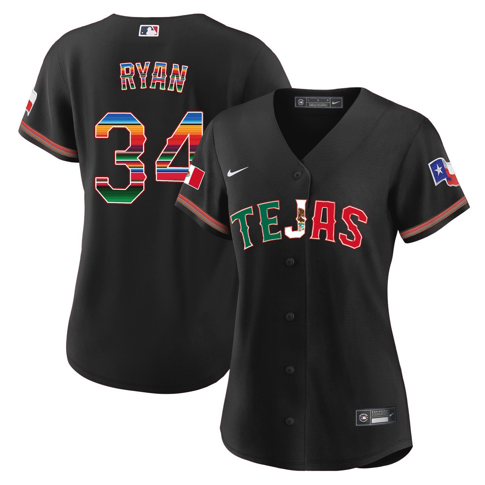 Women’s Texas Mexico Flag Jersey