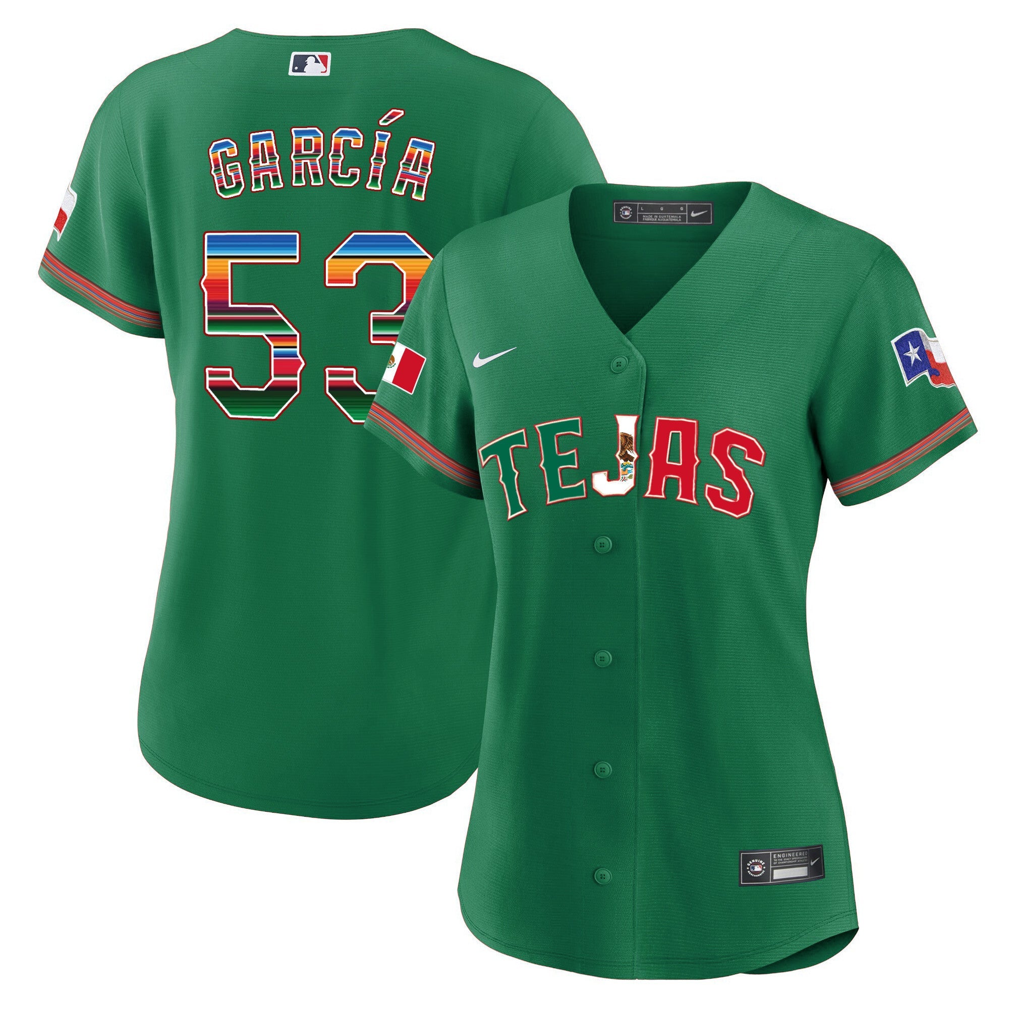 Women’s Texas Mexico Flag Jersey