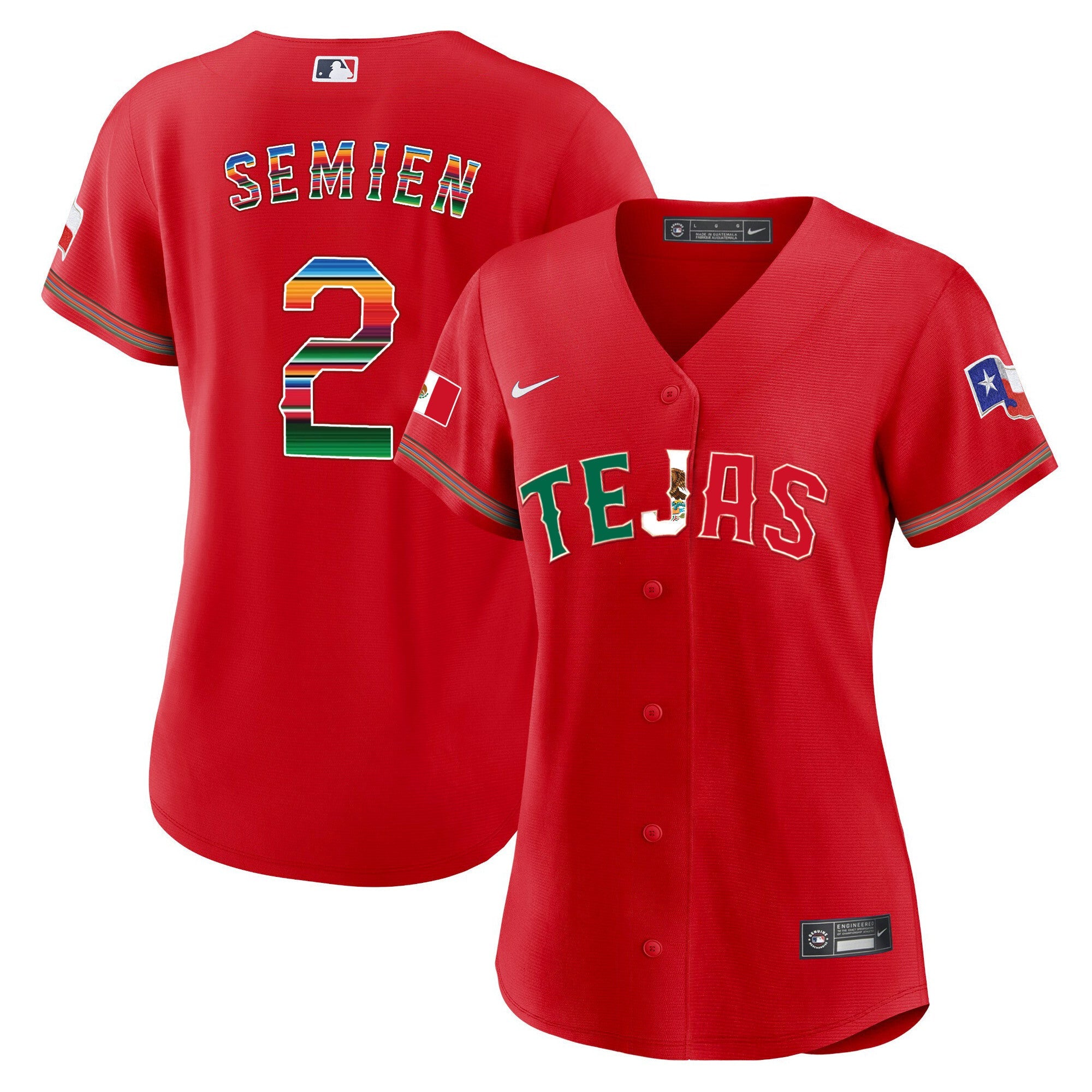 Women’s Texas Mexico Flag Jersey