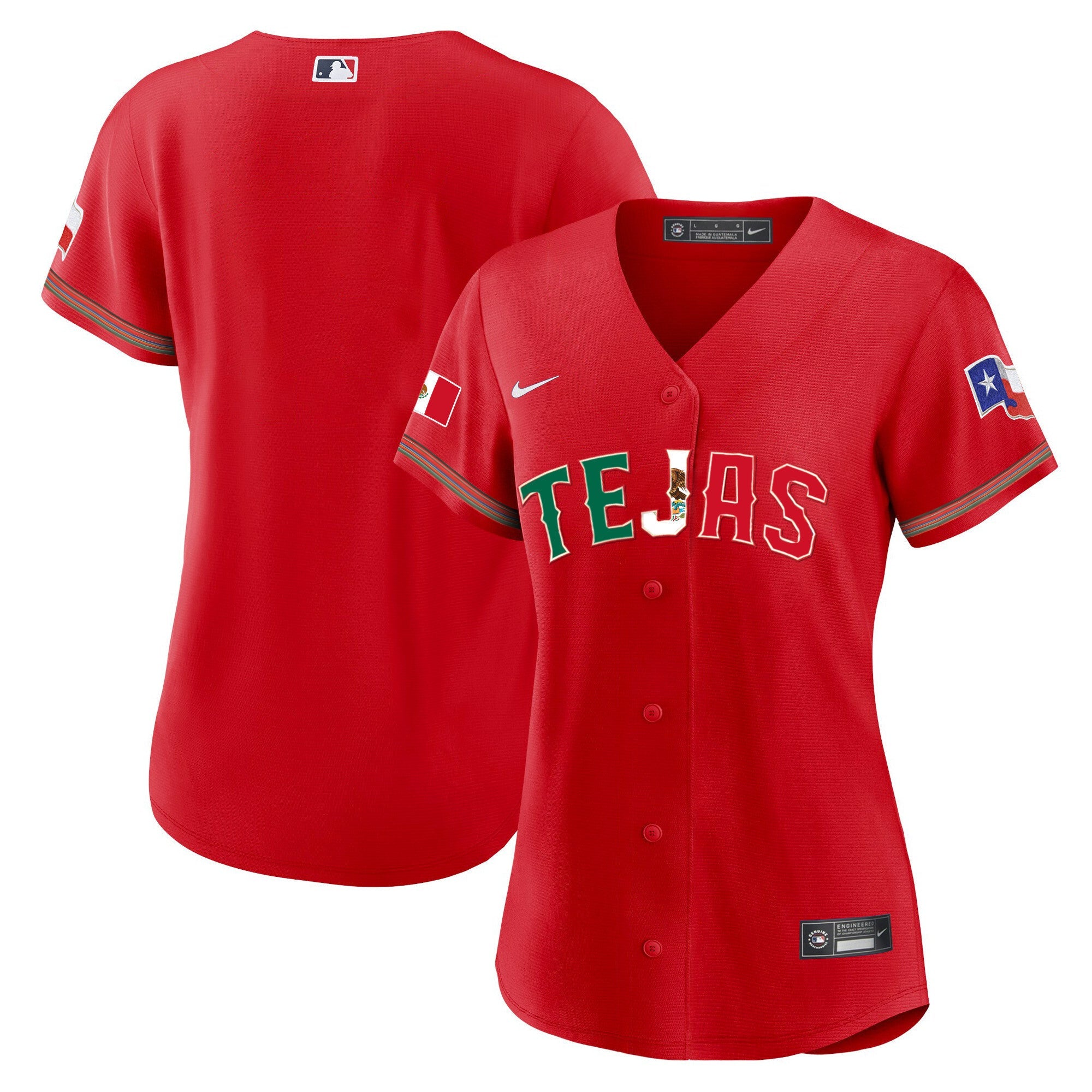 Women’s Texas Mexico Flag Jersey