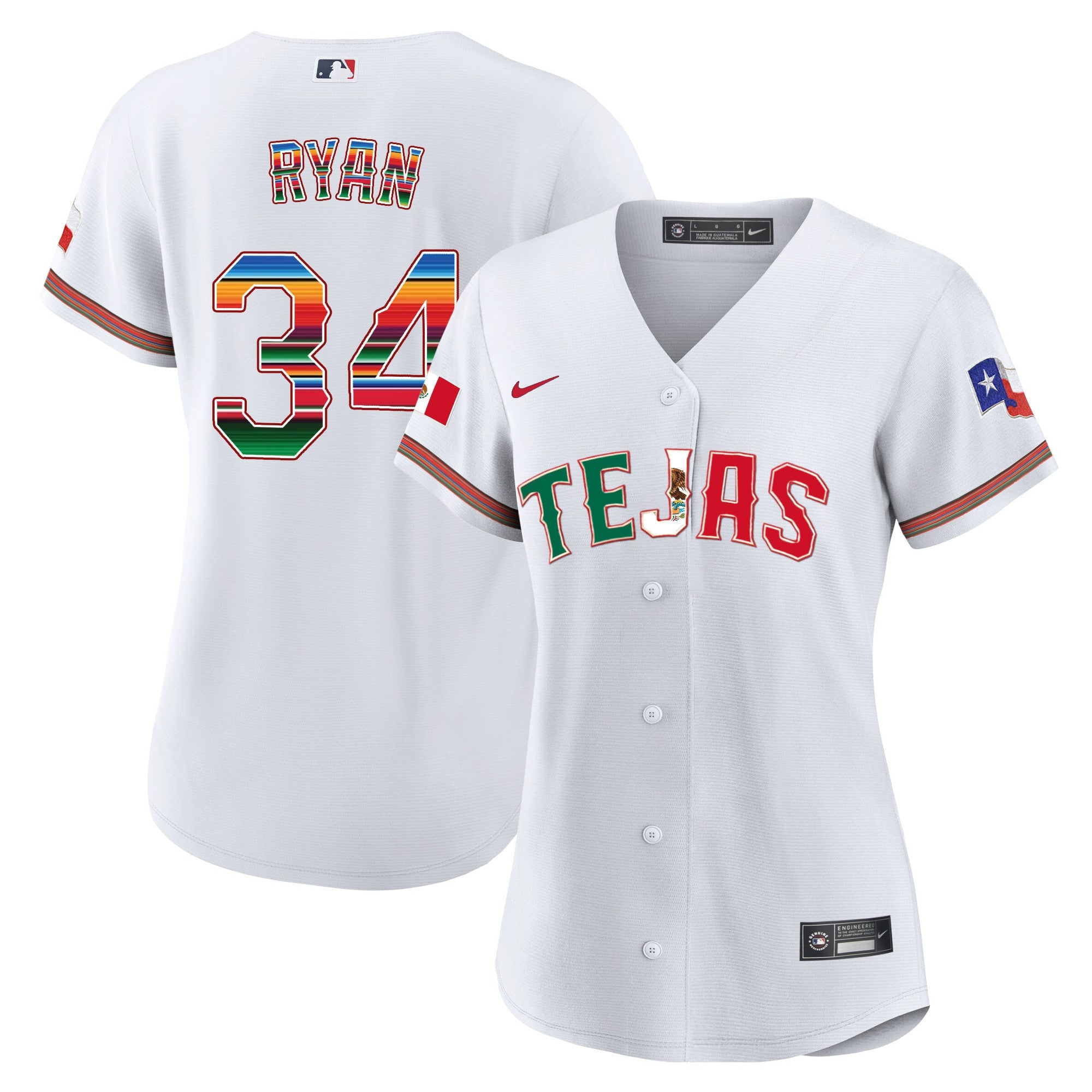 Women’s Texas Mexico Flag Jersey