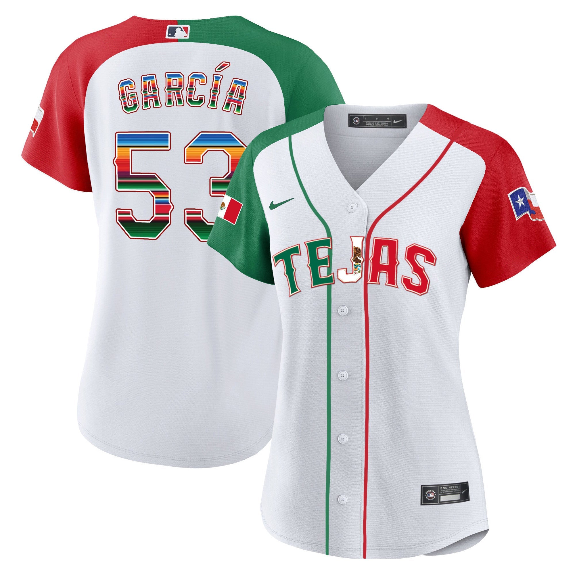 Women’s Texas Mexico Flag Jersey