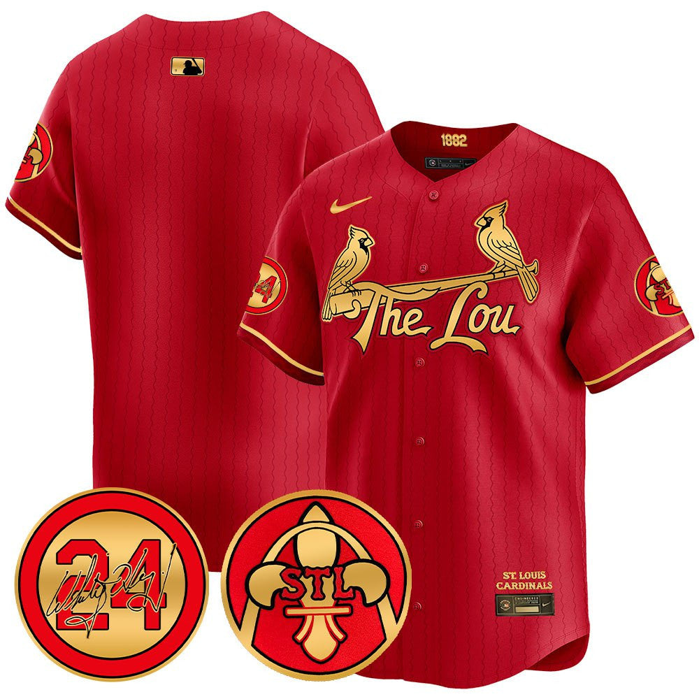Men’s 2024 City Connect Whitey Herzog Patch Vapor Premier Limited Jersey V2