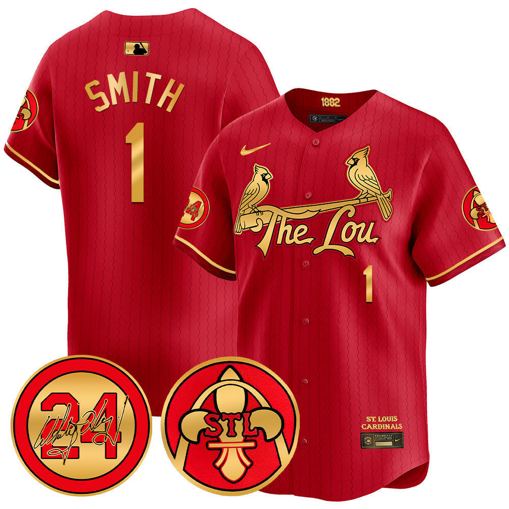 Men’s 2024 City Connect Whitey Herzog Patch Vapor Premier Limited Jersey V2