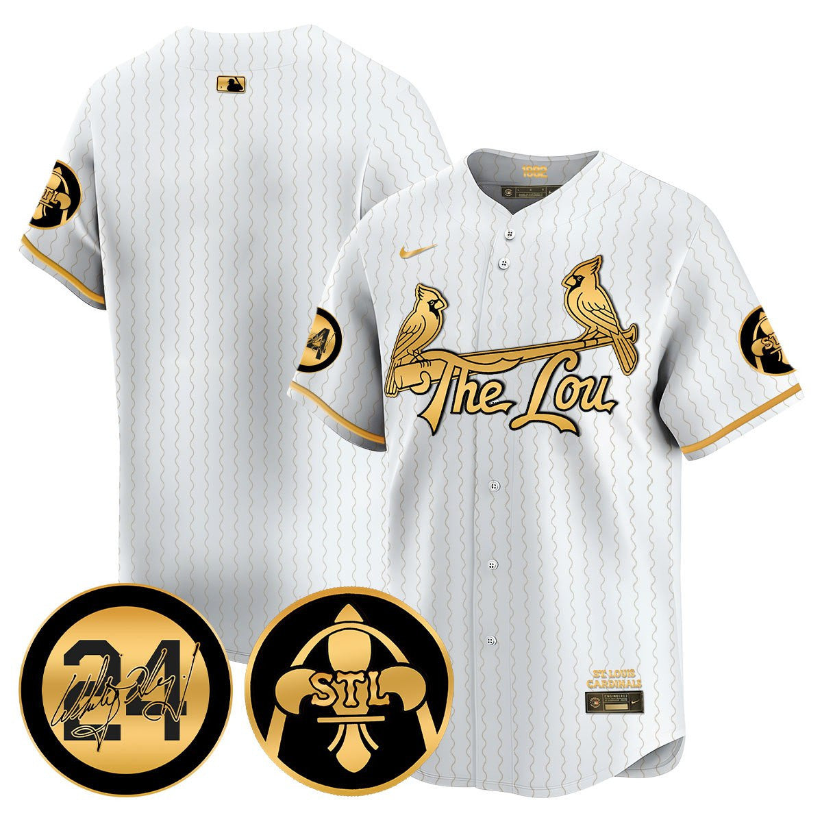 Men’s 2024 City Connect Whitey Herzog Patch Vapor Premier Limited Jersey V2