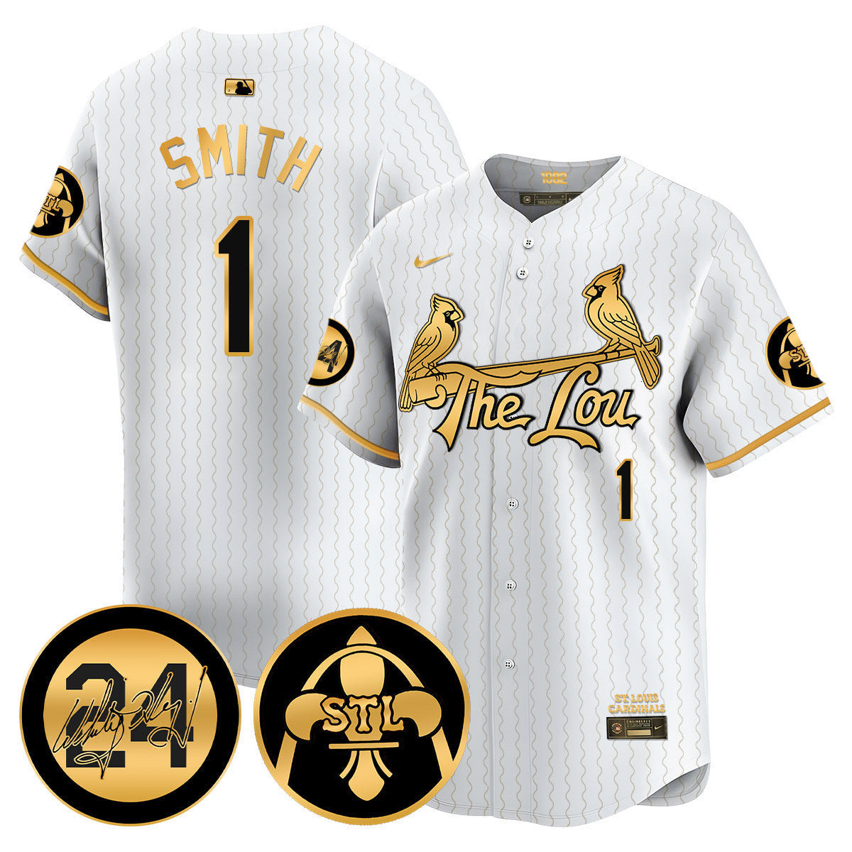 Men’s 2024 City Connect Whitey Herzog Patch Vapor Premier Limited Jersey V2
