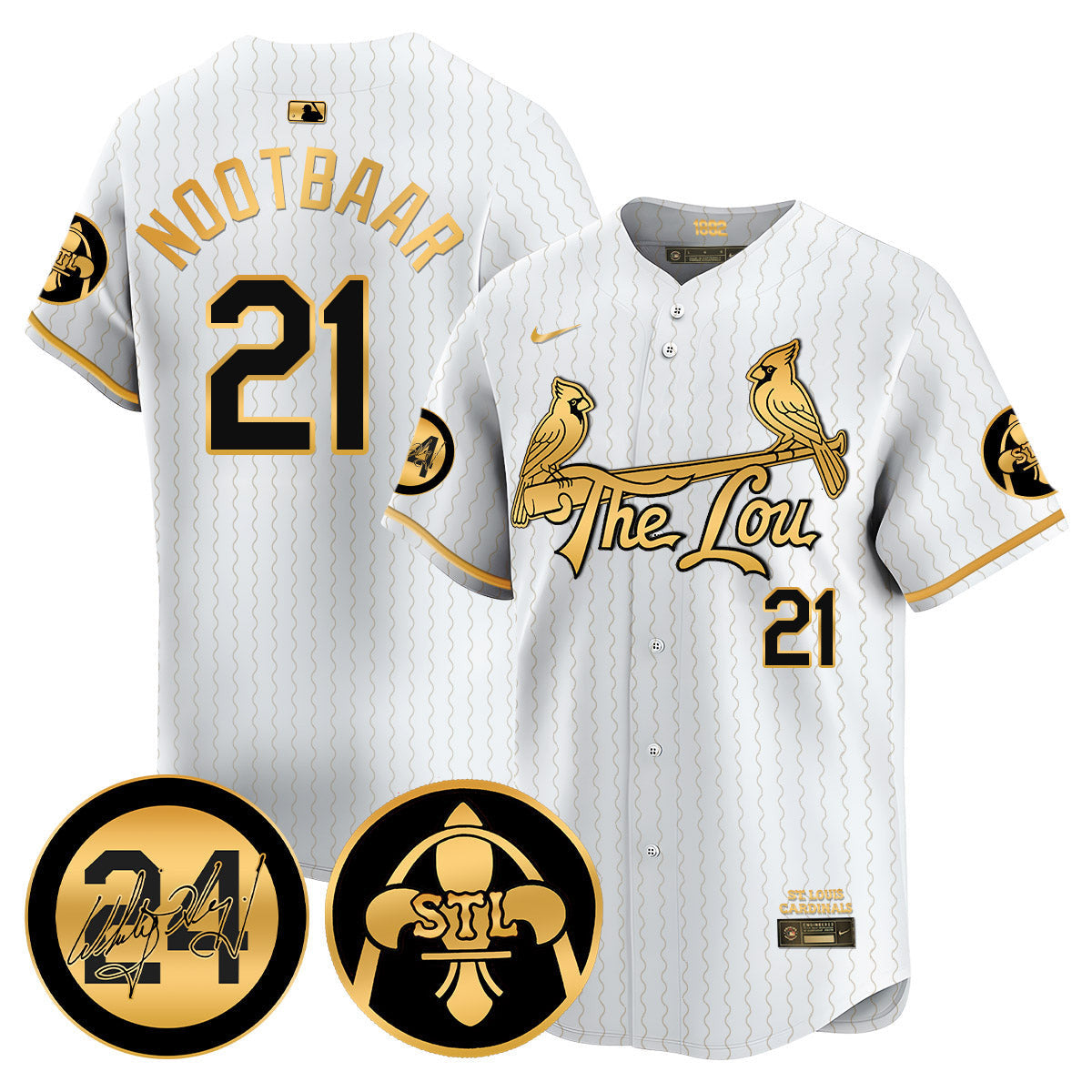 Men’s 2024 City Connect Whitey Herzog Patch Vapor Premier Limited Jersey V2