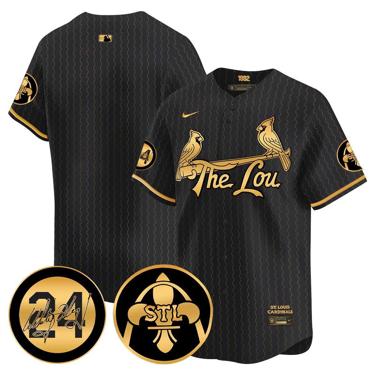 Men’s 2024 City Connect Whitey Herzog Patch Vapor Premier Limited Jersey V2