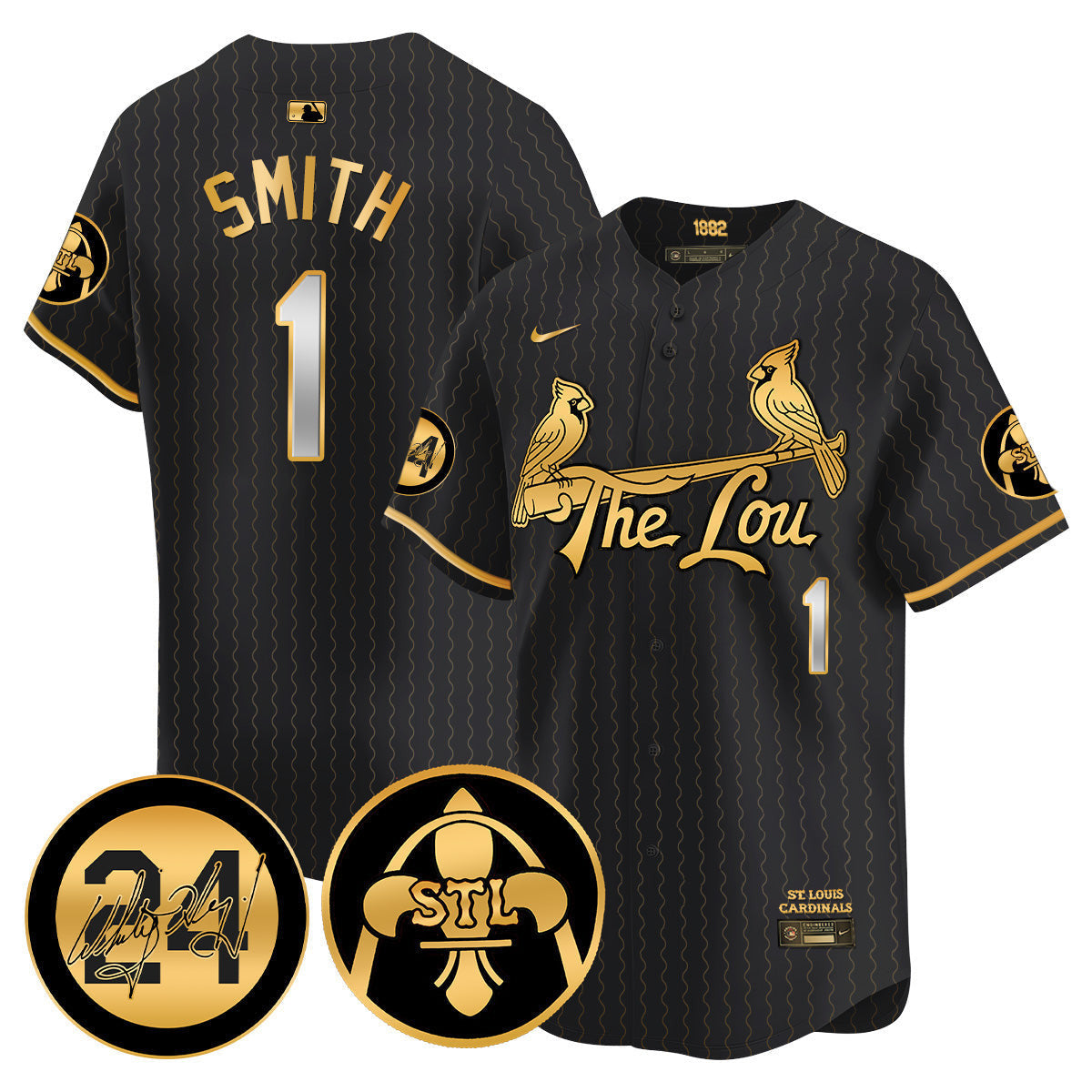 Men’s 2024 City Connect Whitey Herzog Patch Vapor Premier Limited Jersey V2