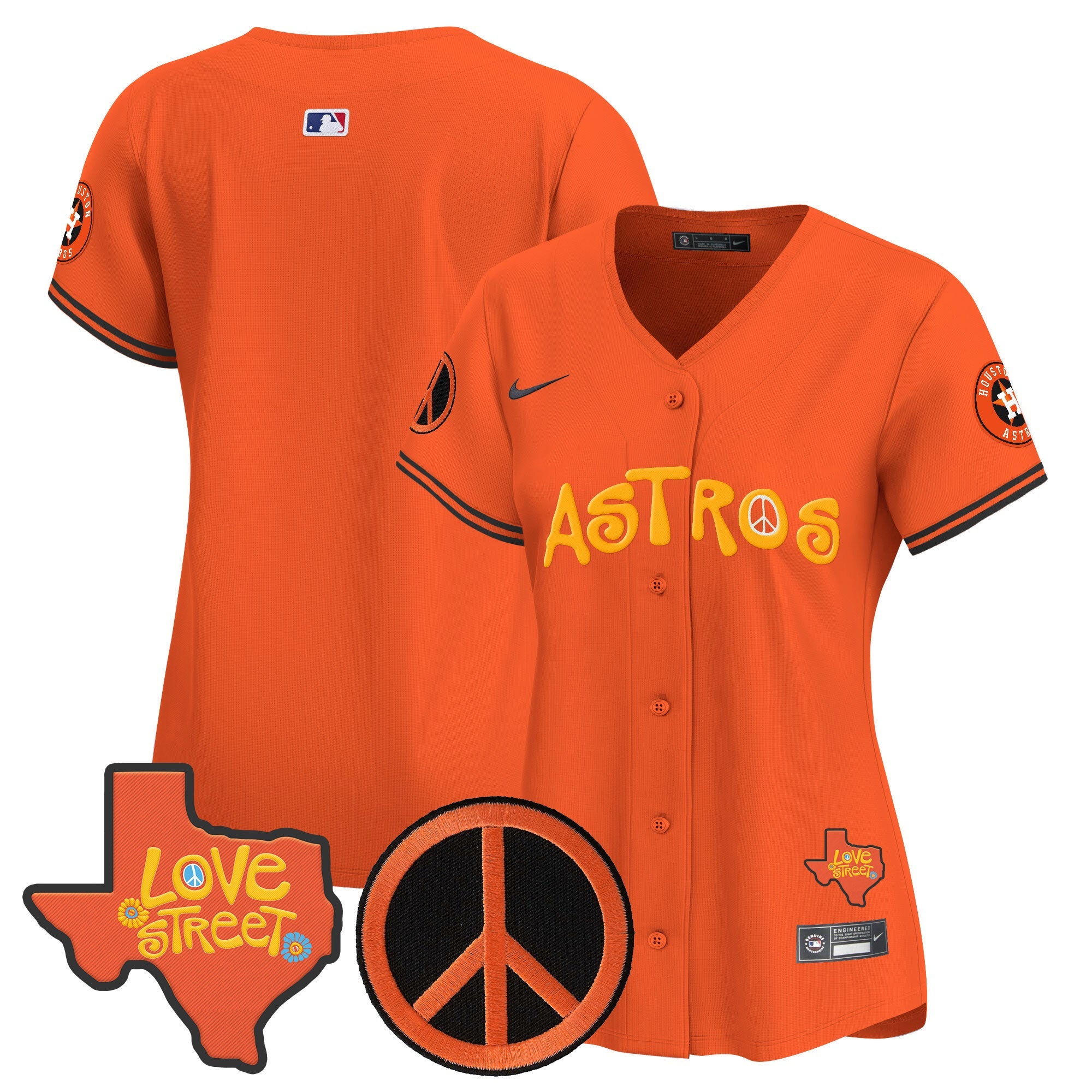 Women’s Love Street & Peace Sign Patch Vapor Premier Limited Jersey