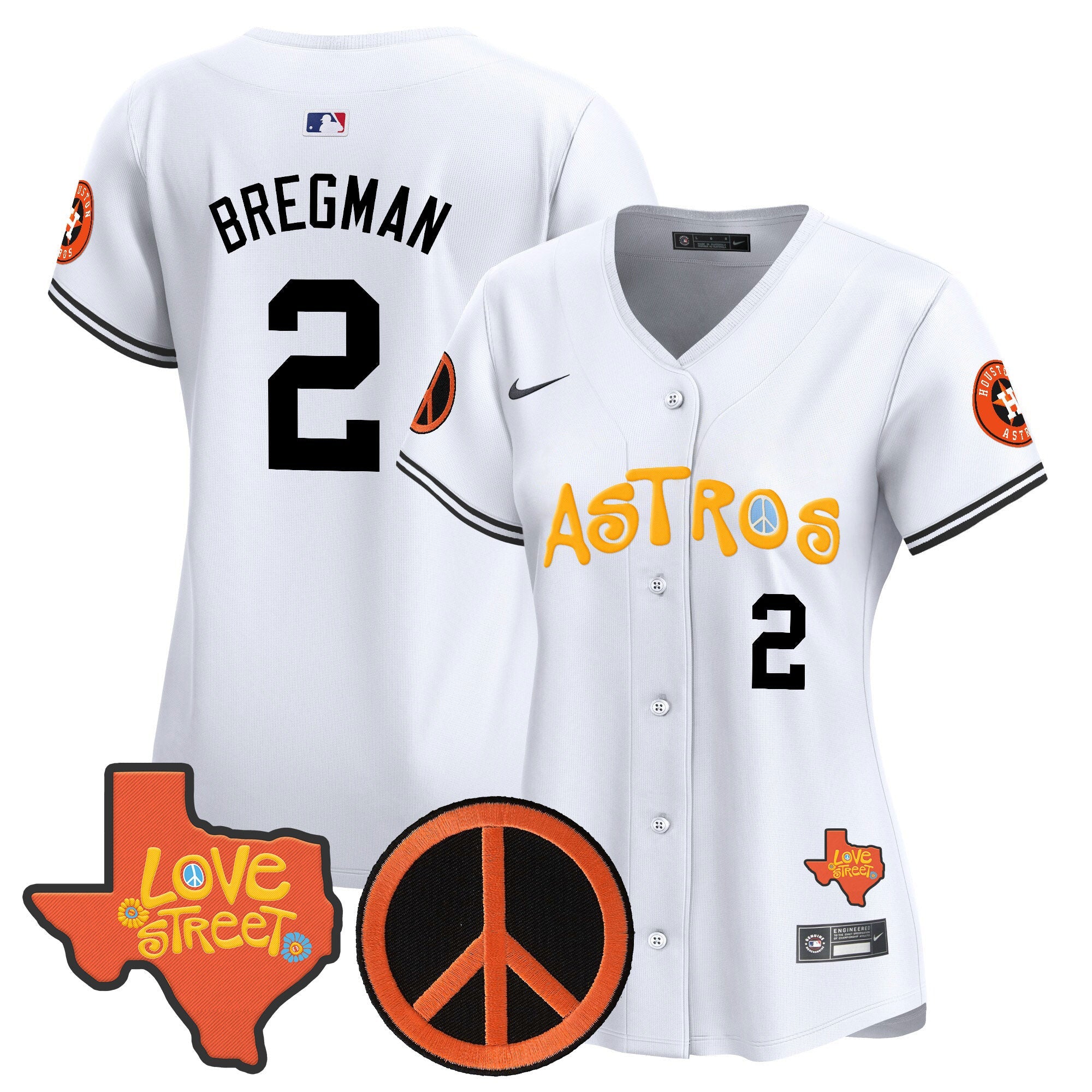 Women’s Love Street & Peace Sign Patch Vapor Premier Limited Jersey