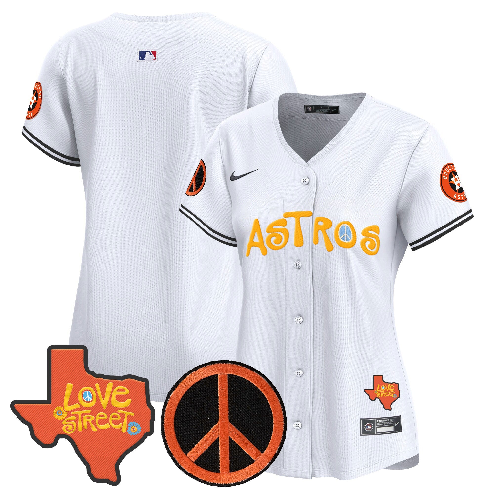 Women’s Love Street & Peace Sign Patch Vapor Premier Limited Jersey