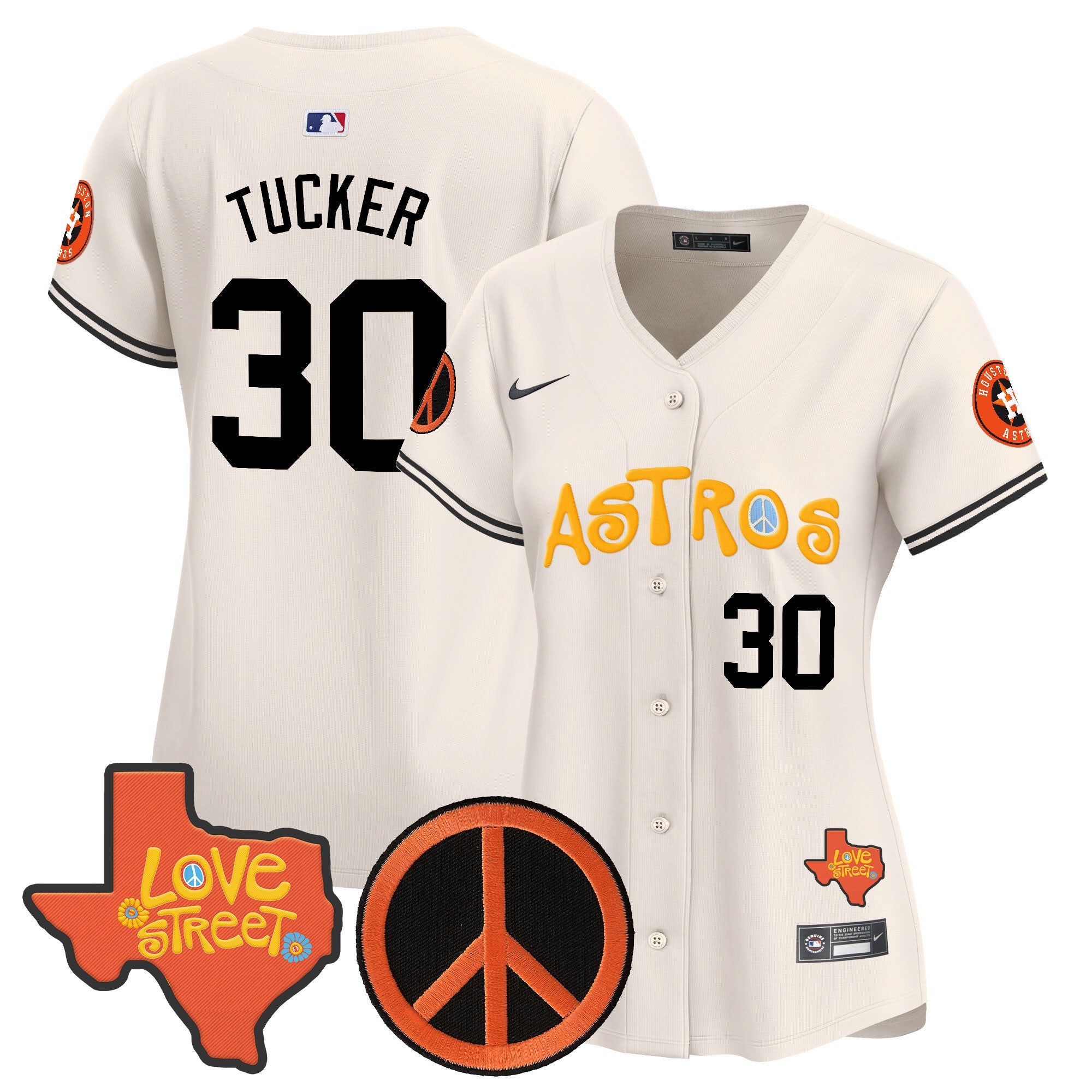 Women’s Love Street & Peace Sign Patch Vapor Premier Limited Jersey
