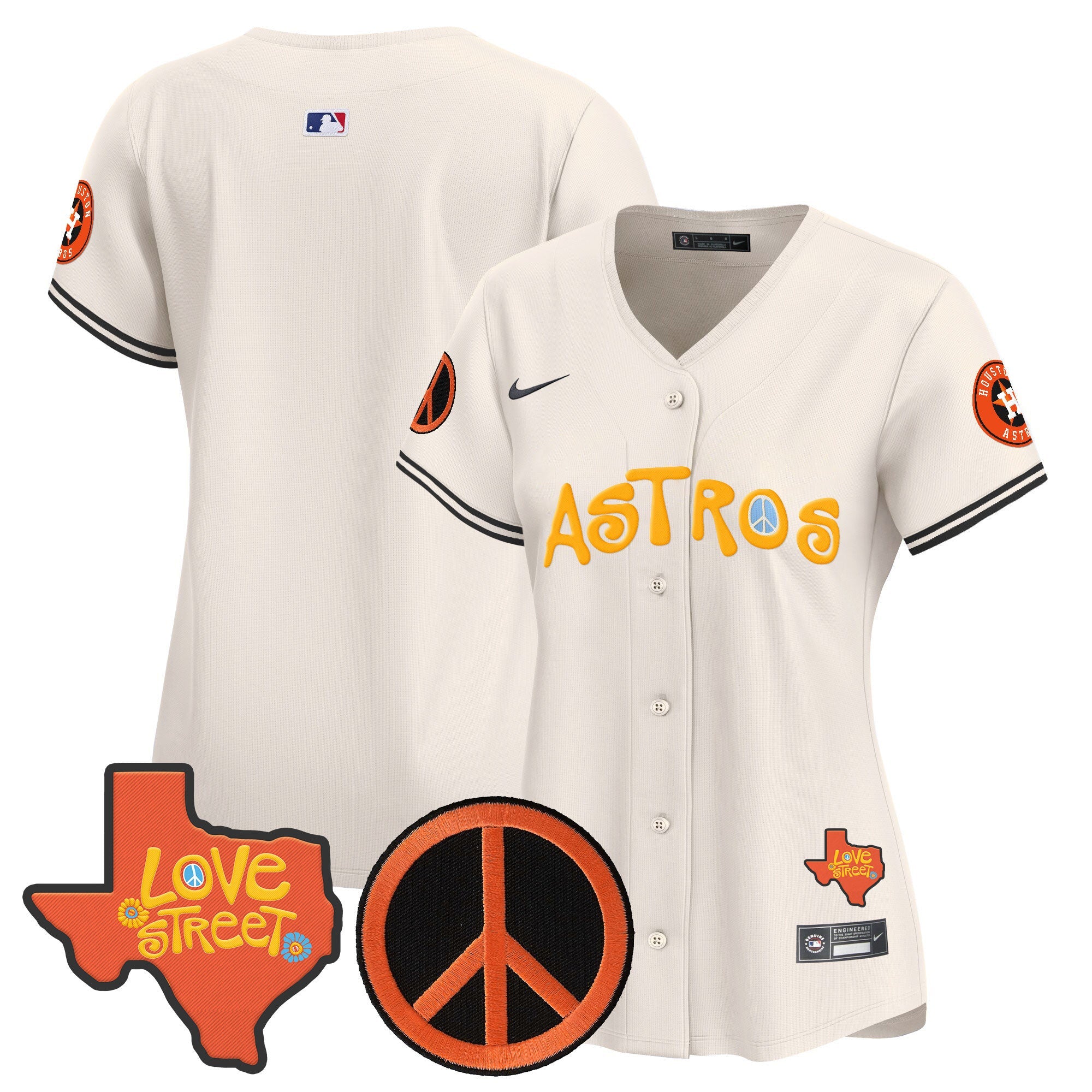 Women’s Love Street & Peace Sign Patch Vapor Premier Limited Jersey