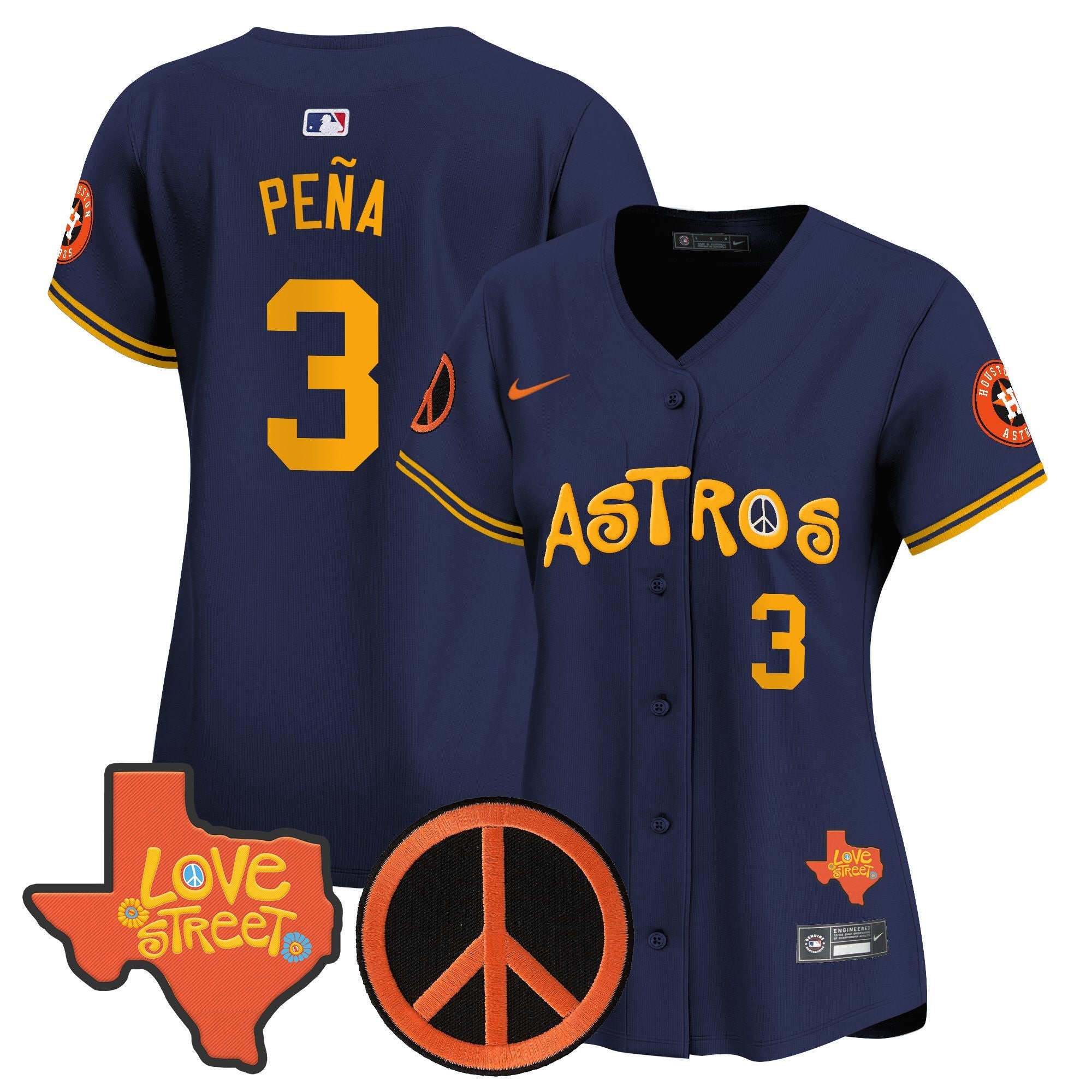 Women’s Love Street & Peace Sign Patch Vapor Premier Limited Jersey