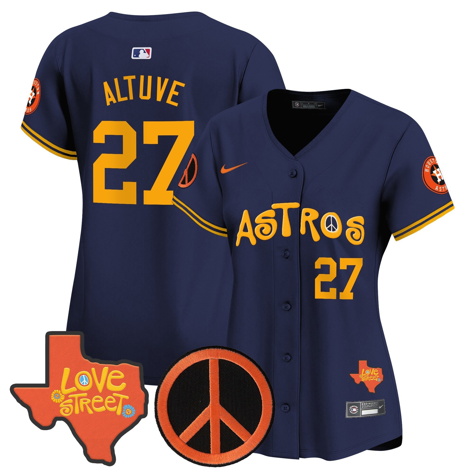 Women’s Love Street & Peace Sign Patch Vapor Premier Limited Jersey