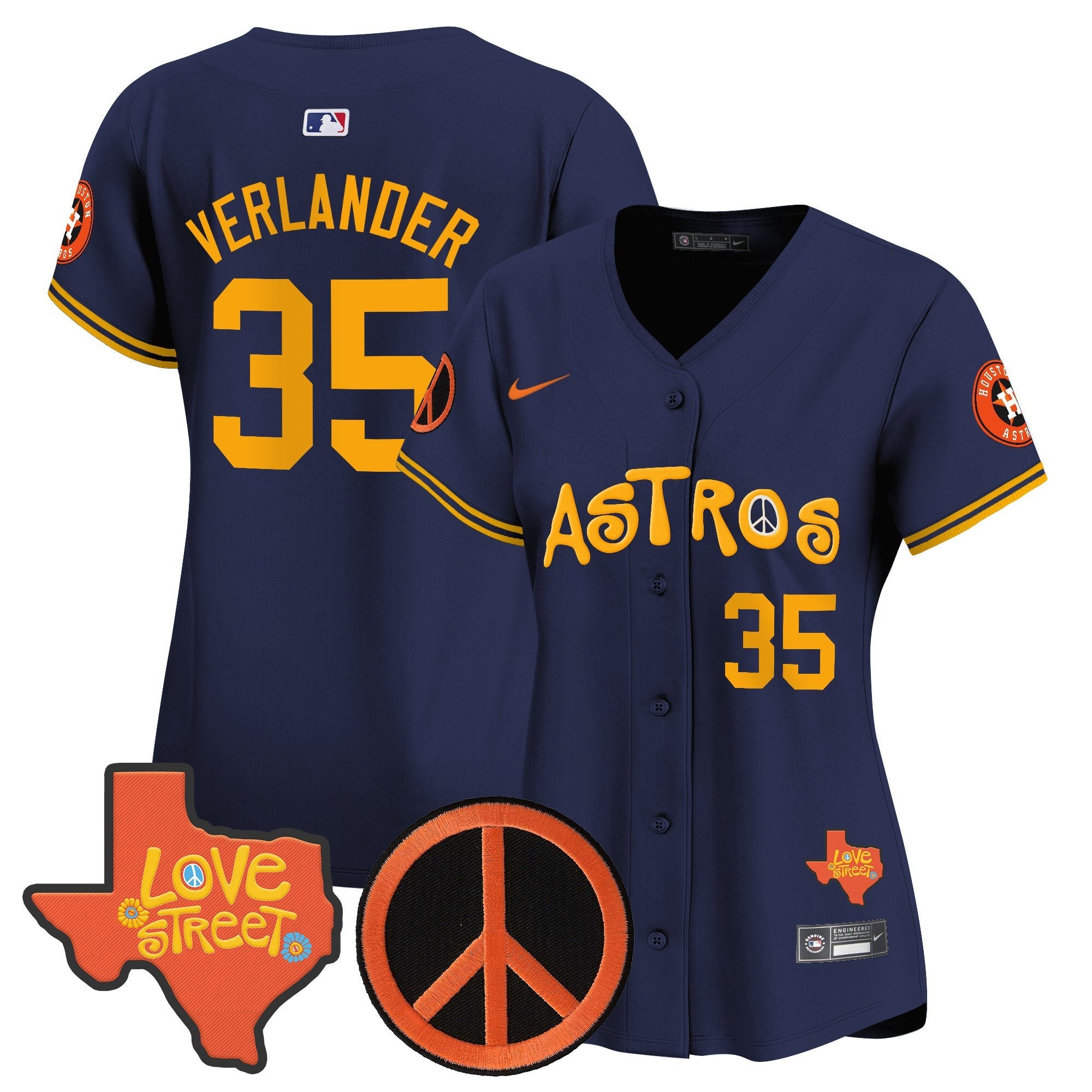 Women’s Love Street & Peace Sign Patch Vapor Premier Limited Jersey