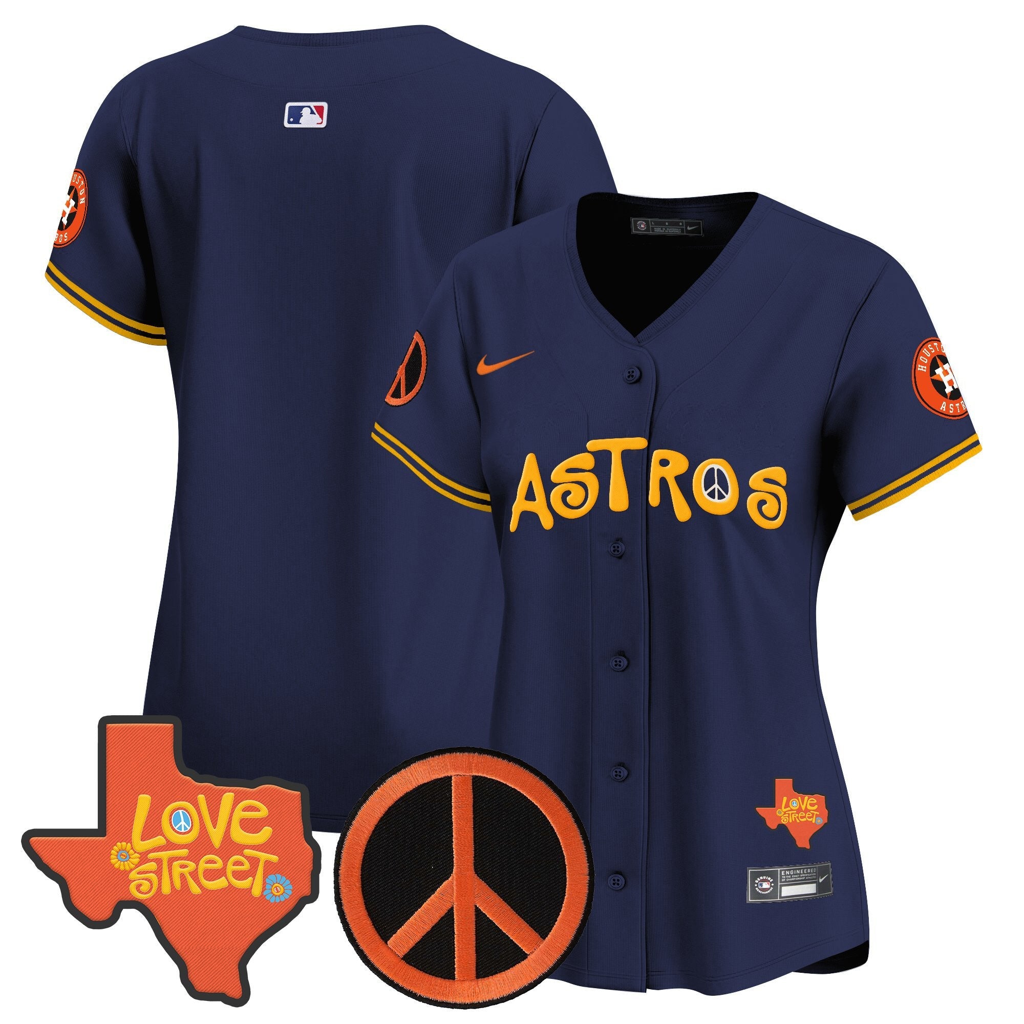 Women’s Love Street & Peace Sign Patch Vapor Premier Limited Jersey