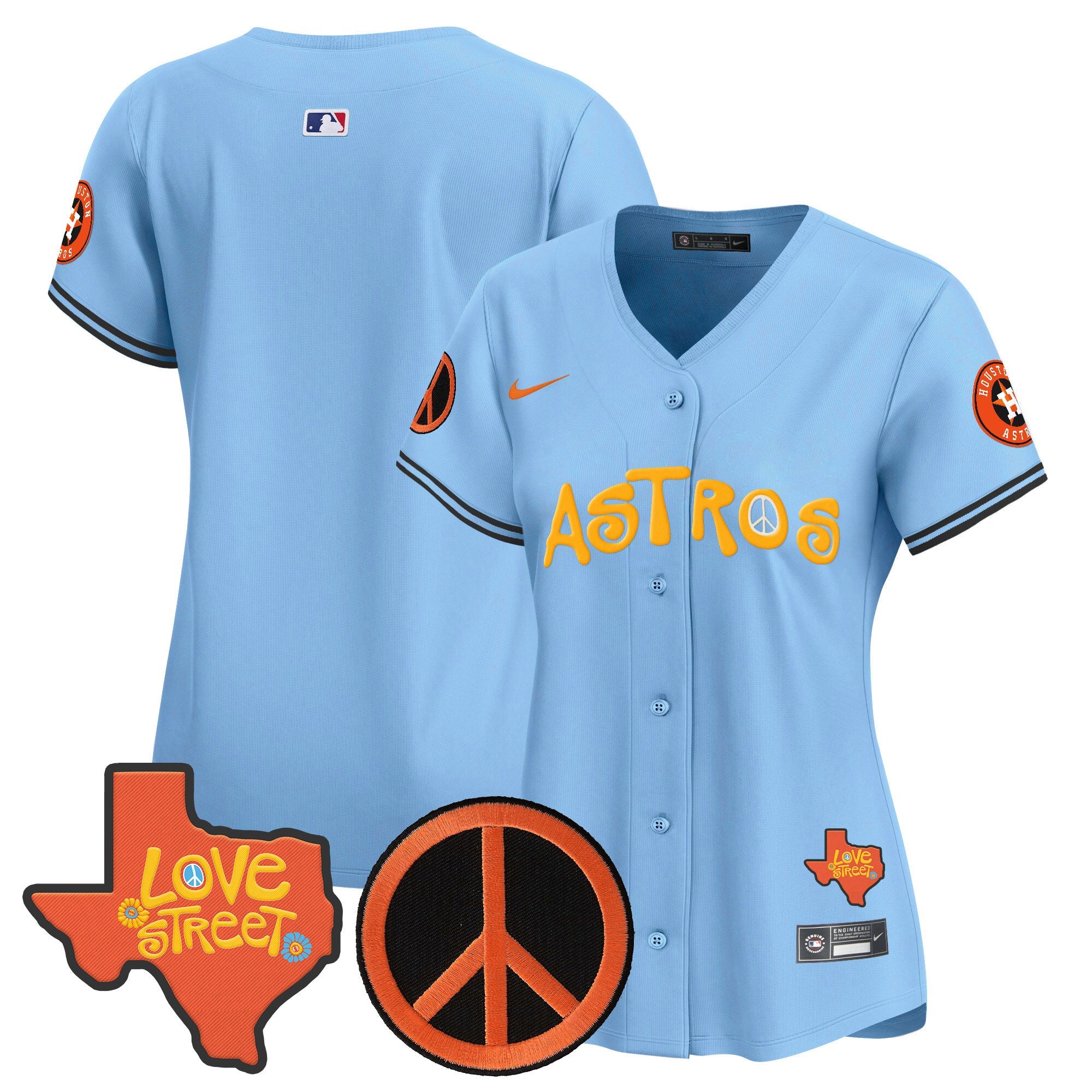 Women’s Love Street & Peace Sign Patch Vapor Premier Limited Jersey