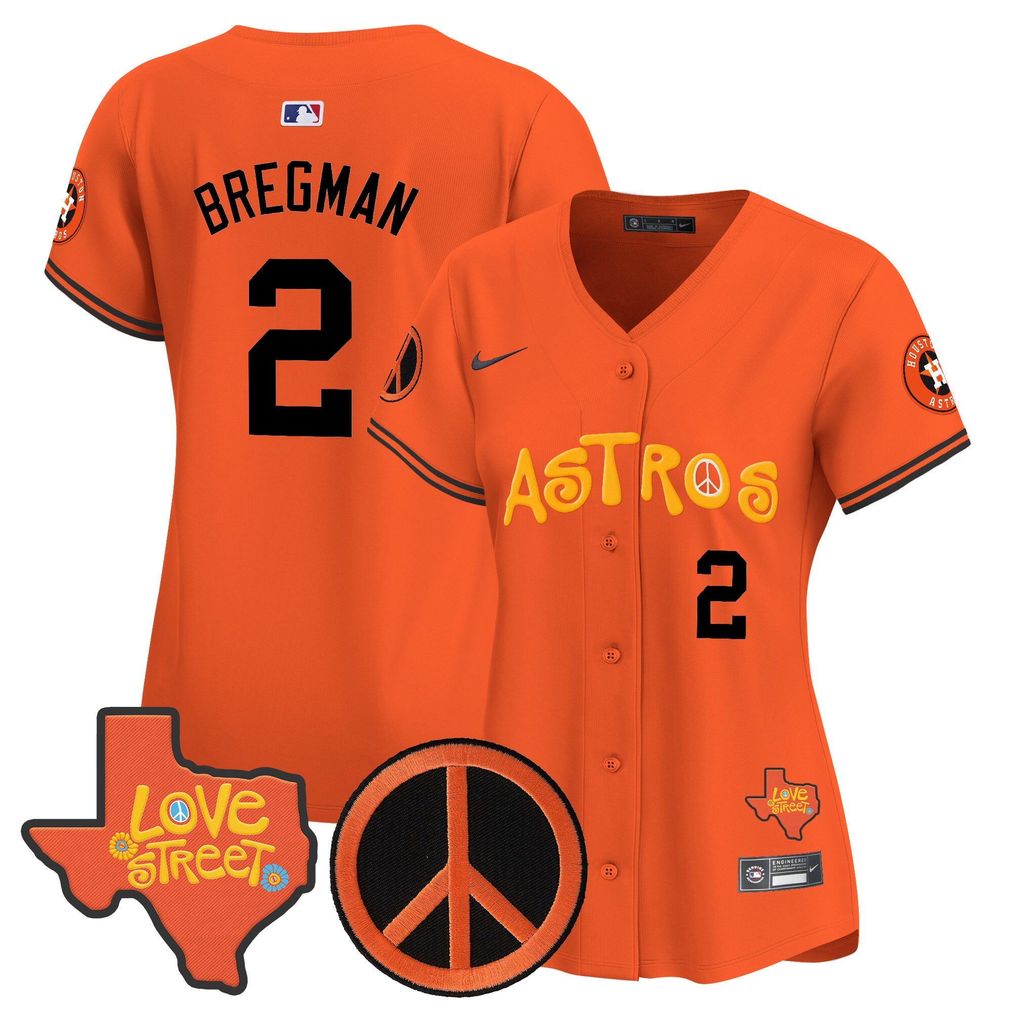 Women’s Love Street & Peace Sign Patch Vapor Premier Limited Jersey