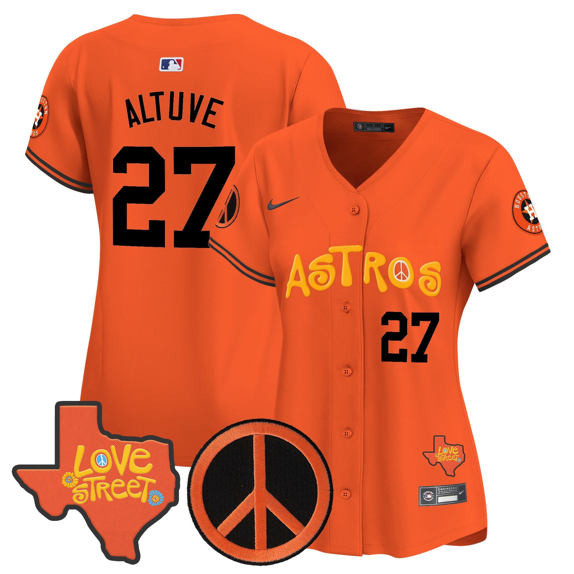 Women’s Love Street & Peace Sign Patch Vapor Premier Limited Jersey