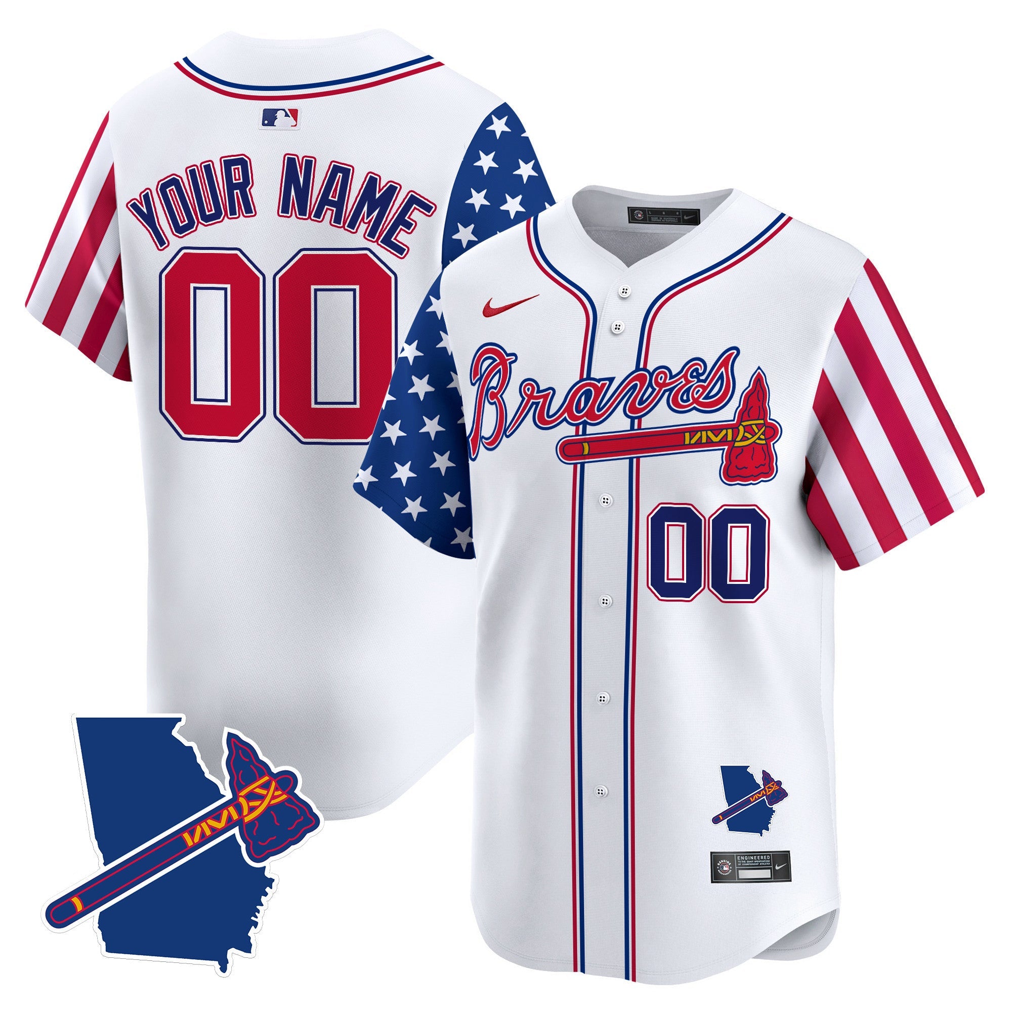 Atlanta 2025 Independence Day Vapor Premier Limited Custom Jersey