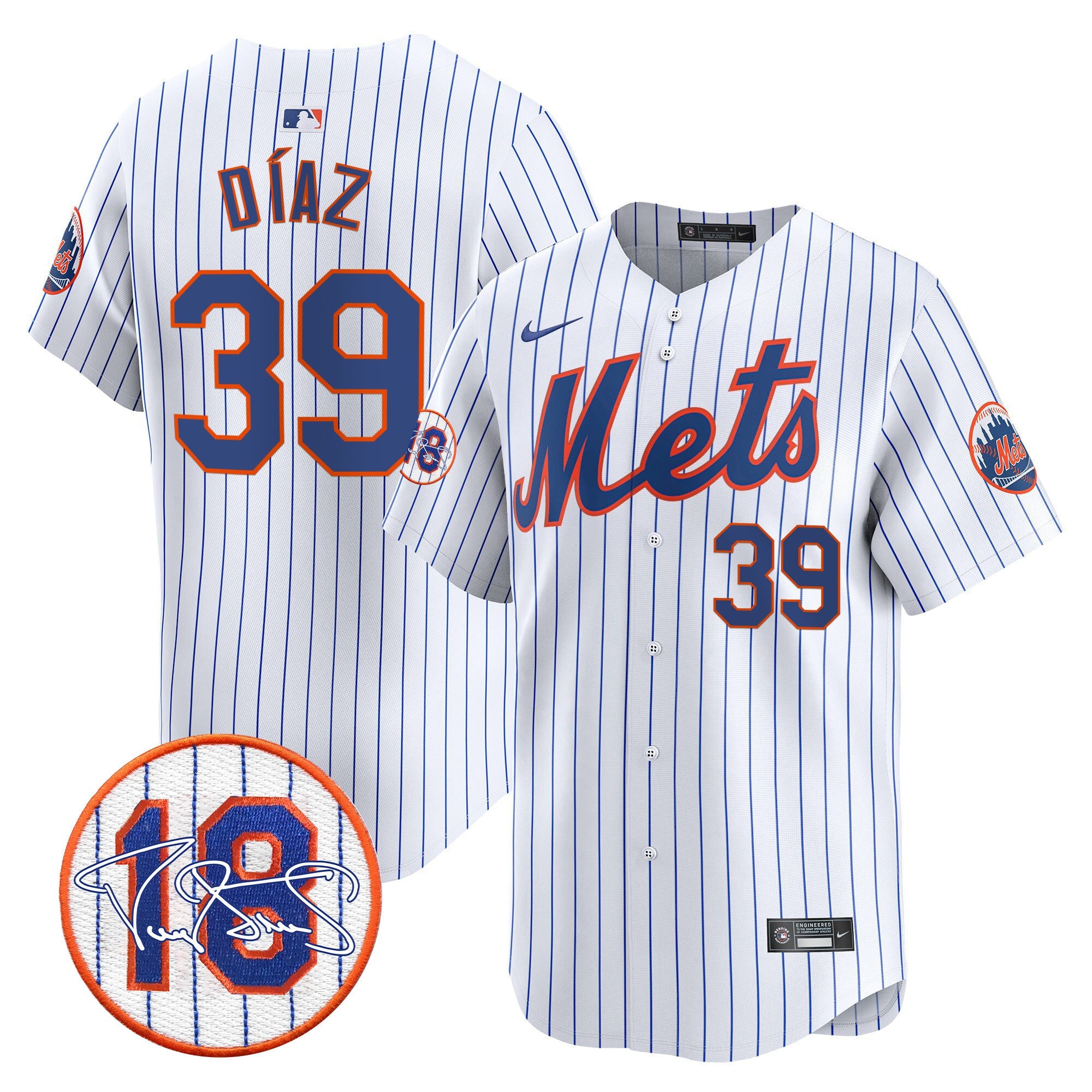 Men’s Darryl Strawberry Patch Vapor Premier Limited Jersey
