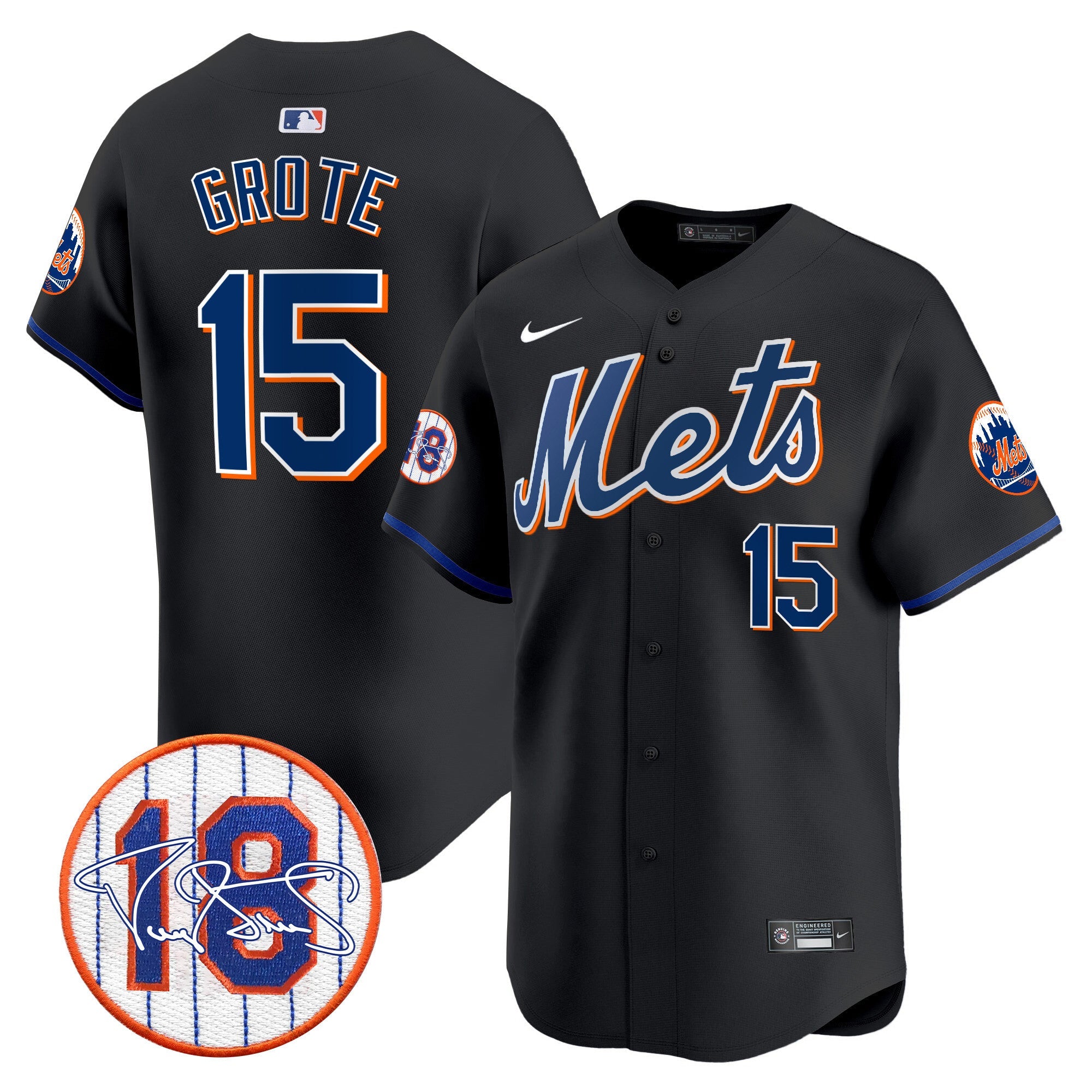 Men’s Darryl Strawberry Patch Vapor Premier Limited Jersey