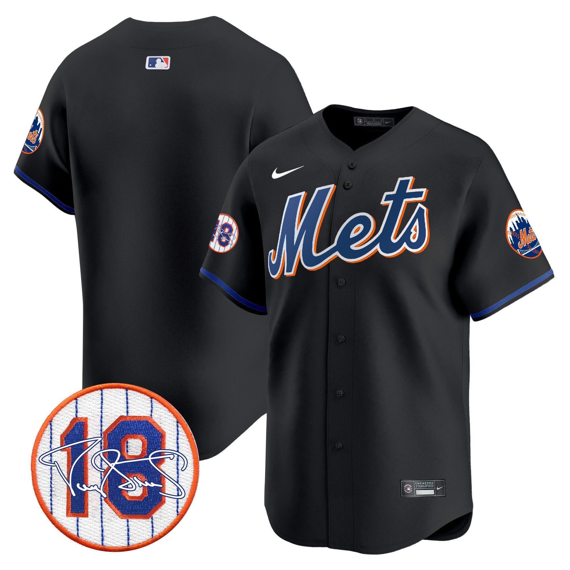 Men’s Darryl Strawberry Patch Vapor Premier Limited Jersey