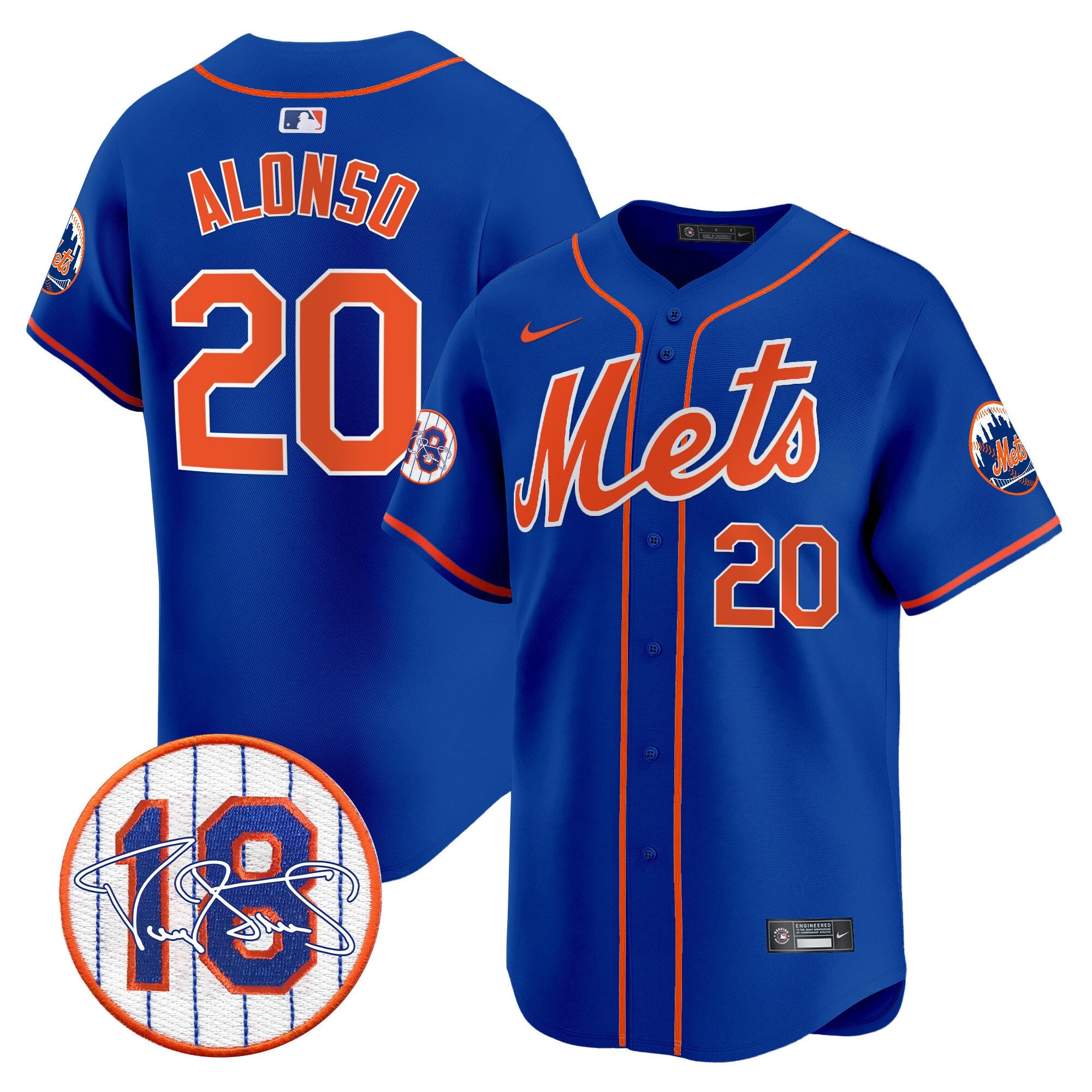 Men’s Darryl Strawberry Patch Vapor Premier Limited Jersey