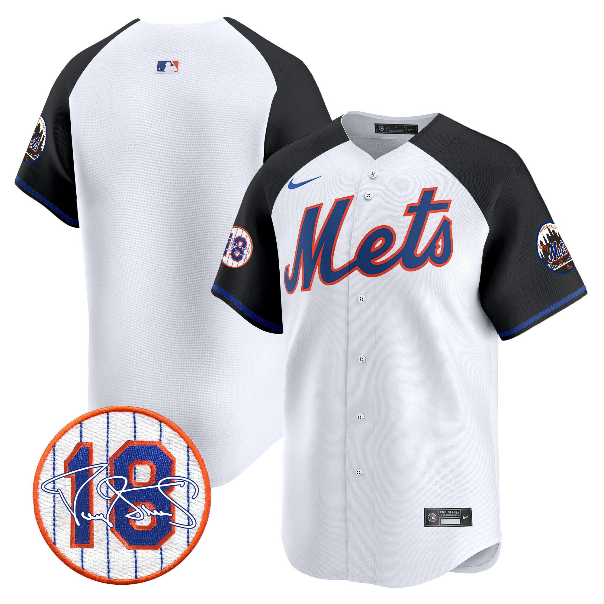 Men’s Darryl Strawberry Patch Vapor Premier Limited Jersey