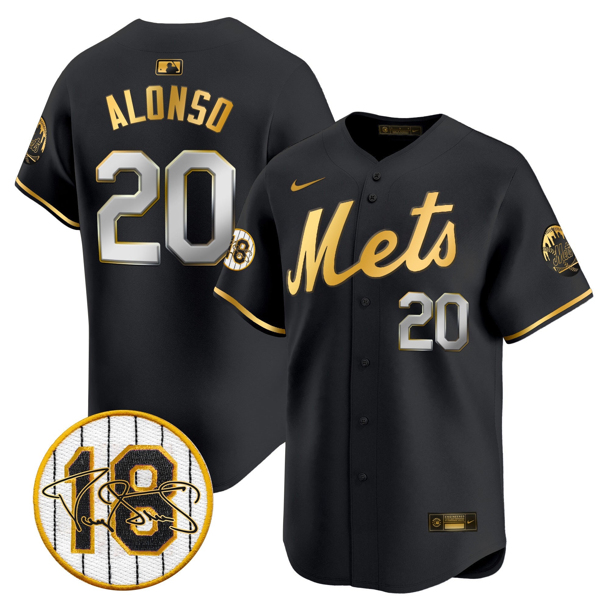 Men’s Darryl Strawberry Patch Vapor Premier Limited Jersey