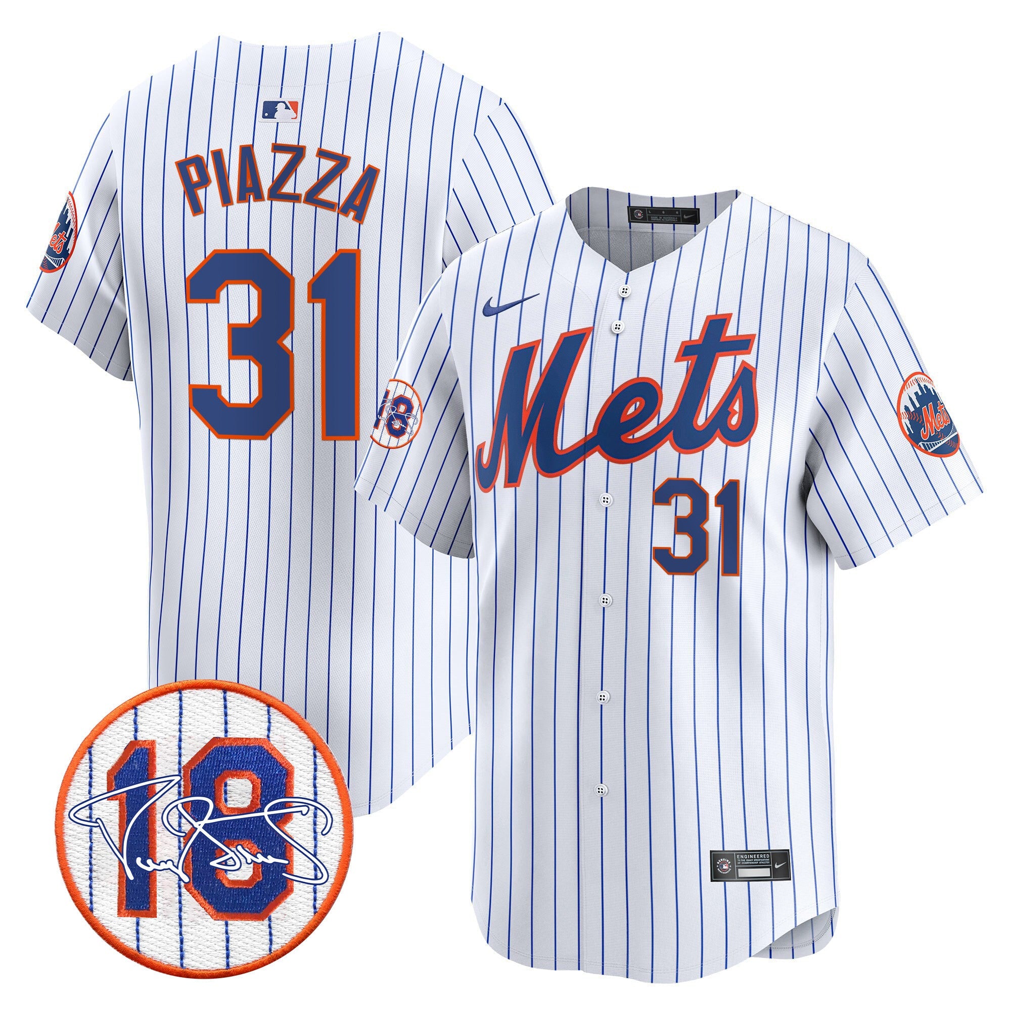 Men’s Darryl Strawberry Patch Vapor Premier Limited Jersey