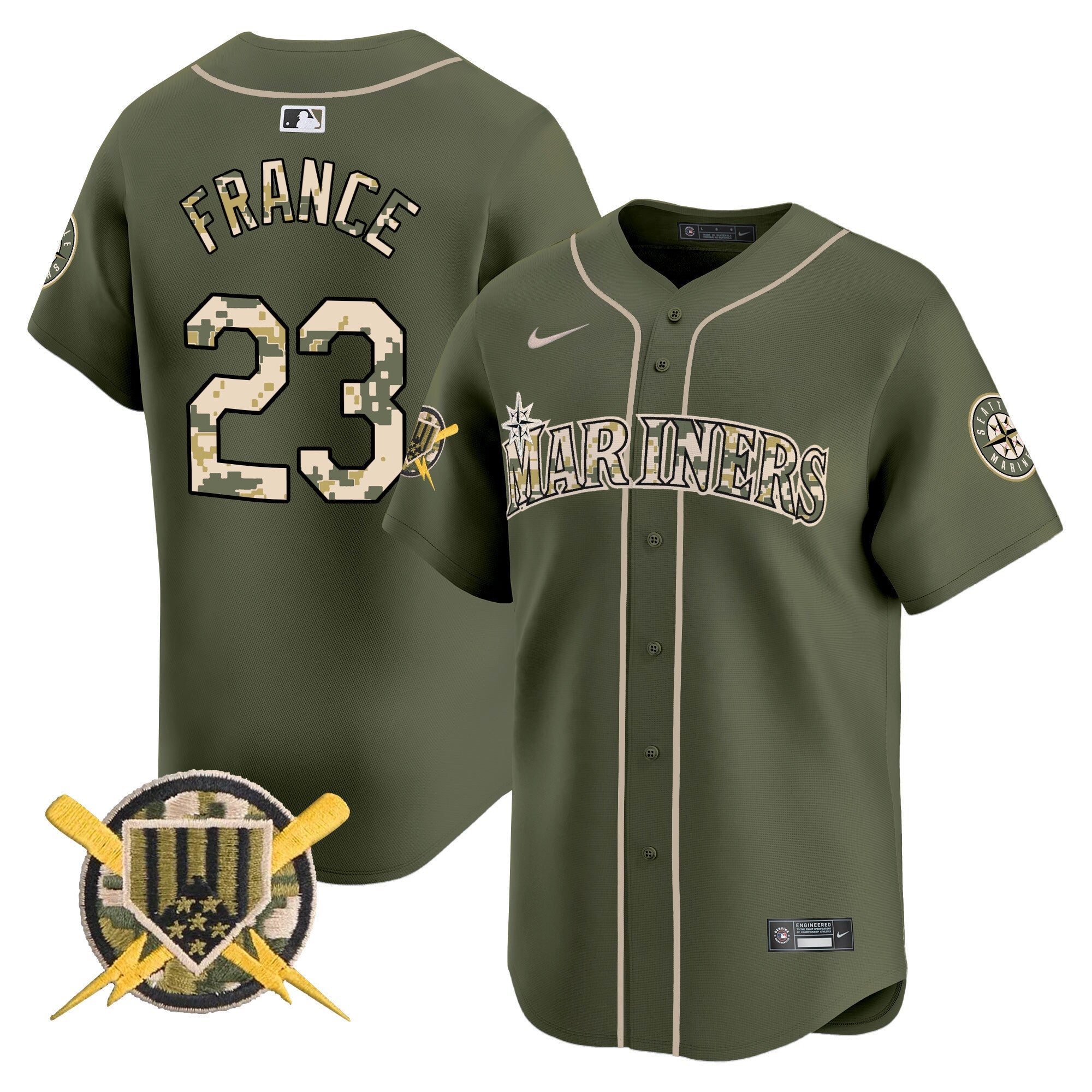 Men’s Seattle Armed Forces Day Vapor Premier Limited Jersey