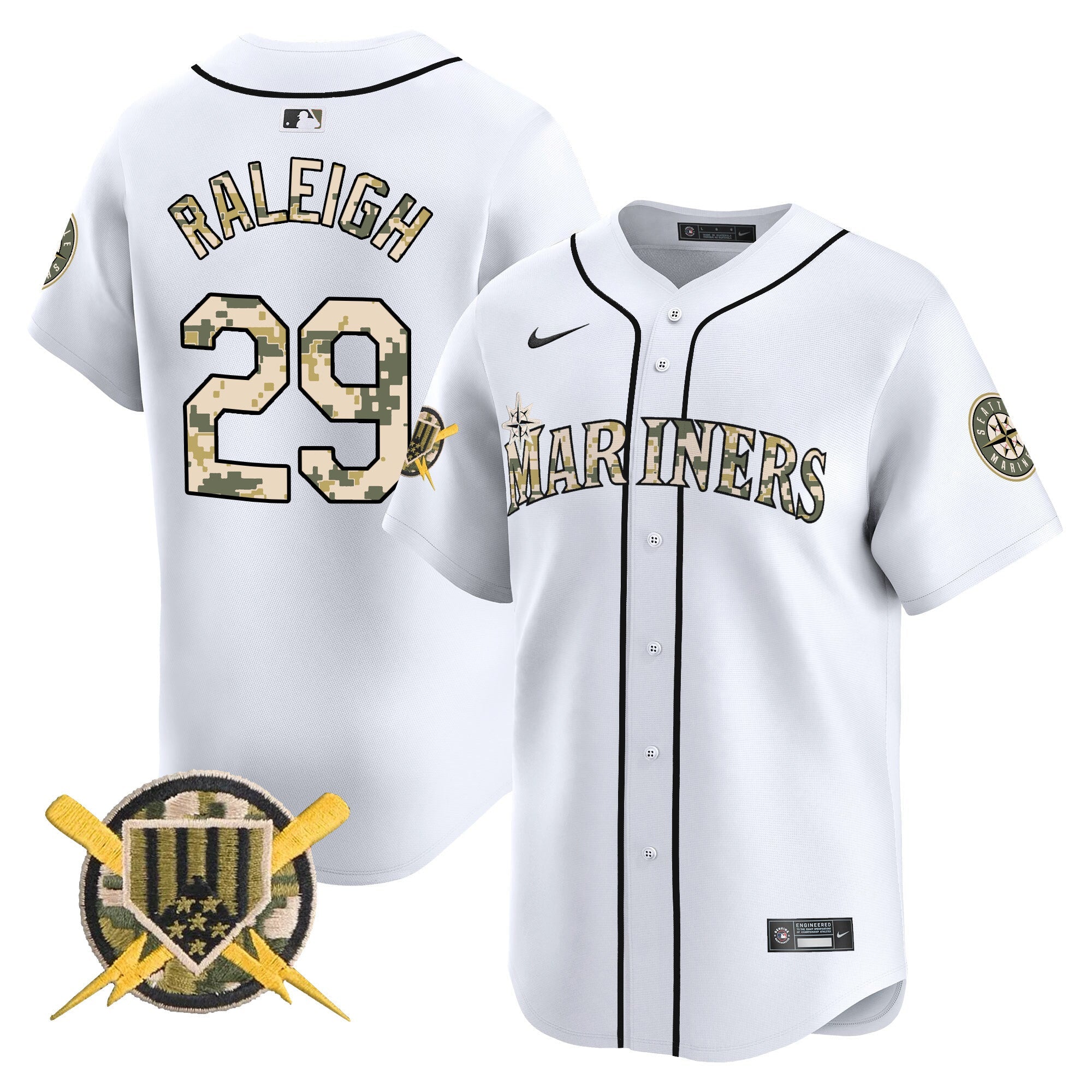 Men’s Seattle Armed Forces Day Vapor Premier Limited Jersey