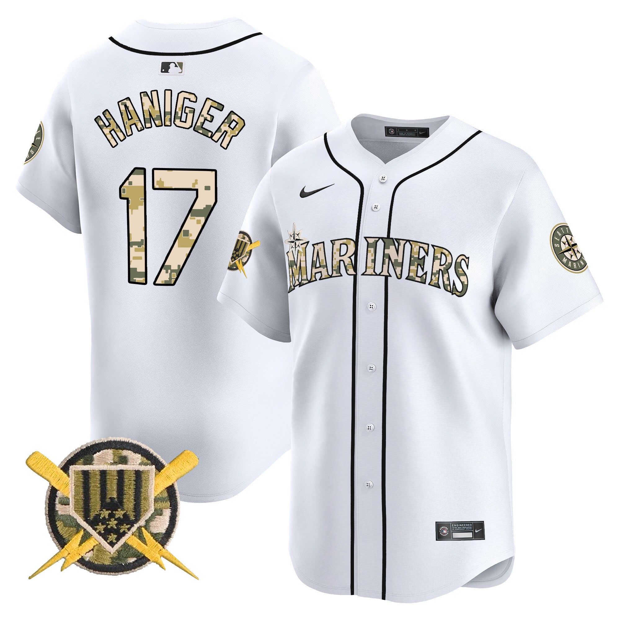 Men’s Seattle Armed Forces Day Vapor Premier Limited Jersey