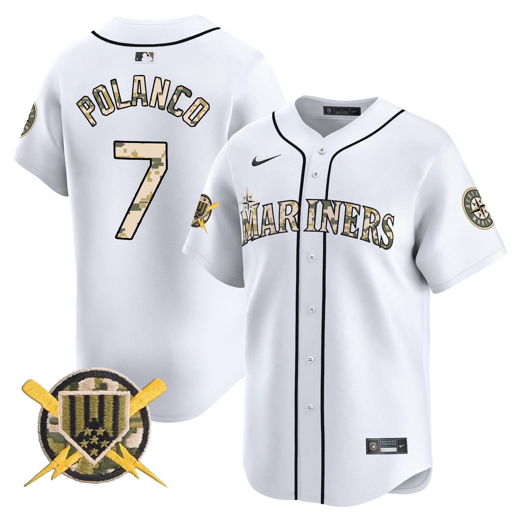 Men’s Seattle Armed Forces Day Vapor Premier Limited Jersey
