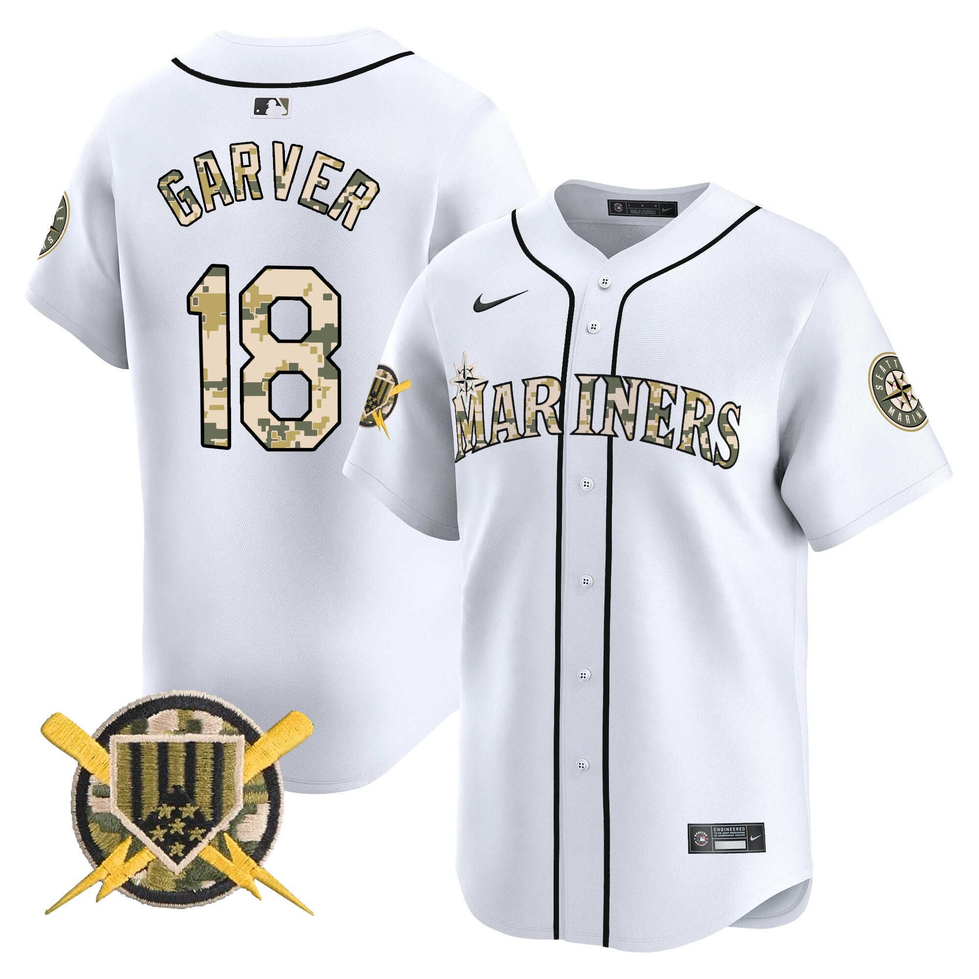 Men’s Seattle Armed Forces Day Vapor Premier Limited Jersey