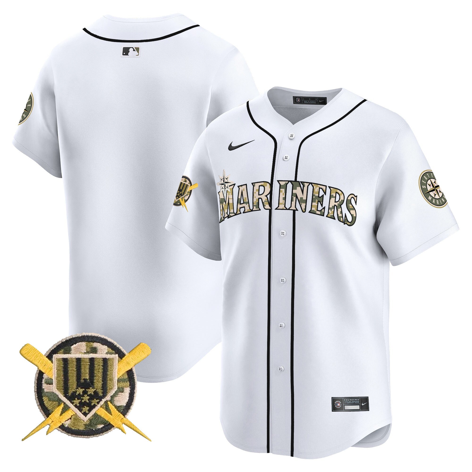 Men’s Seattle Armed Forces Day Vapor Premier Limited Jersey