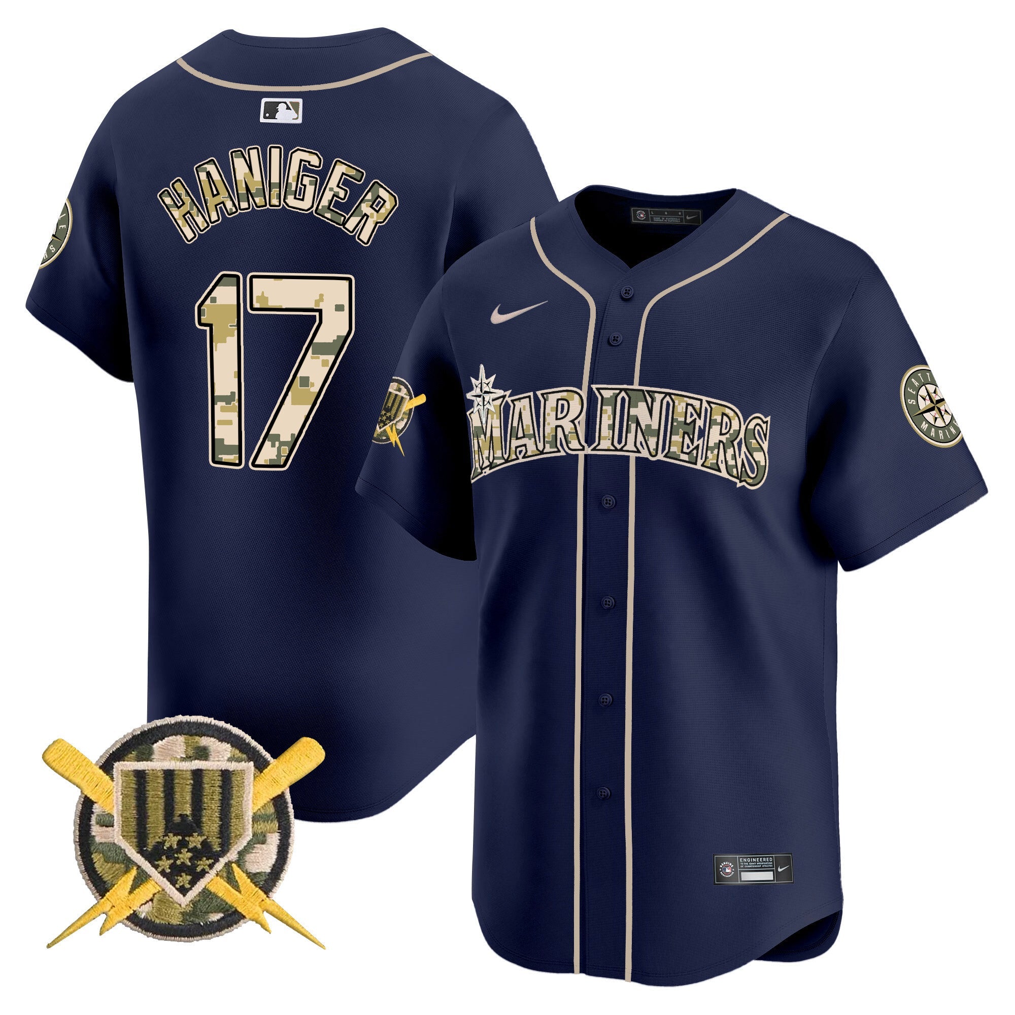 Men’s Seattle Armed Forces Day Vapor Premier Limited Jersey