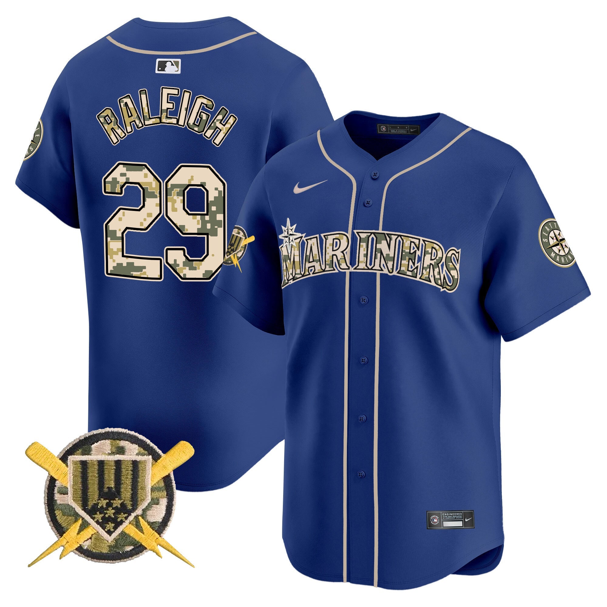 Men’s Seattle Armed Forces Day Vapor Premier Limited Jersey