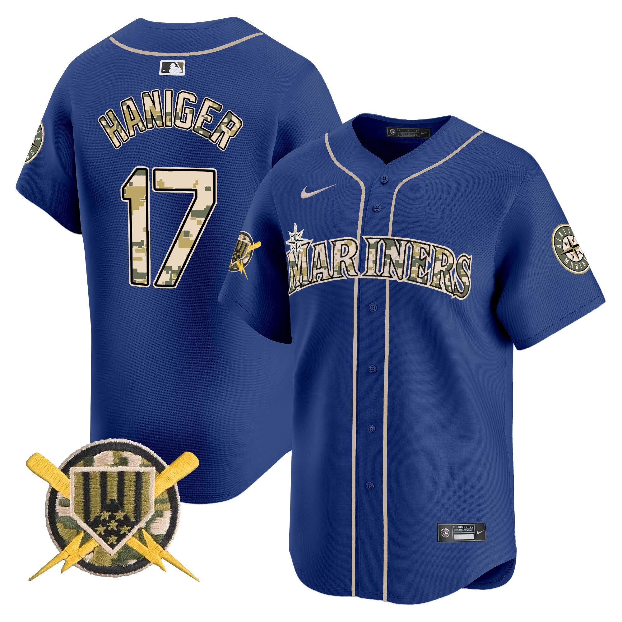 Men’s Seattle Armed Forces Day Vapor Premier Limited Jersey