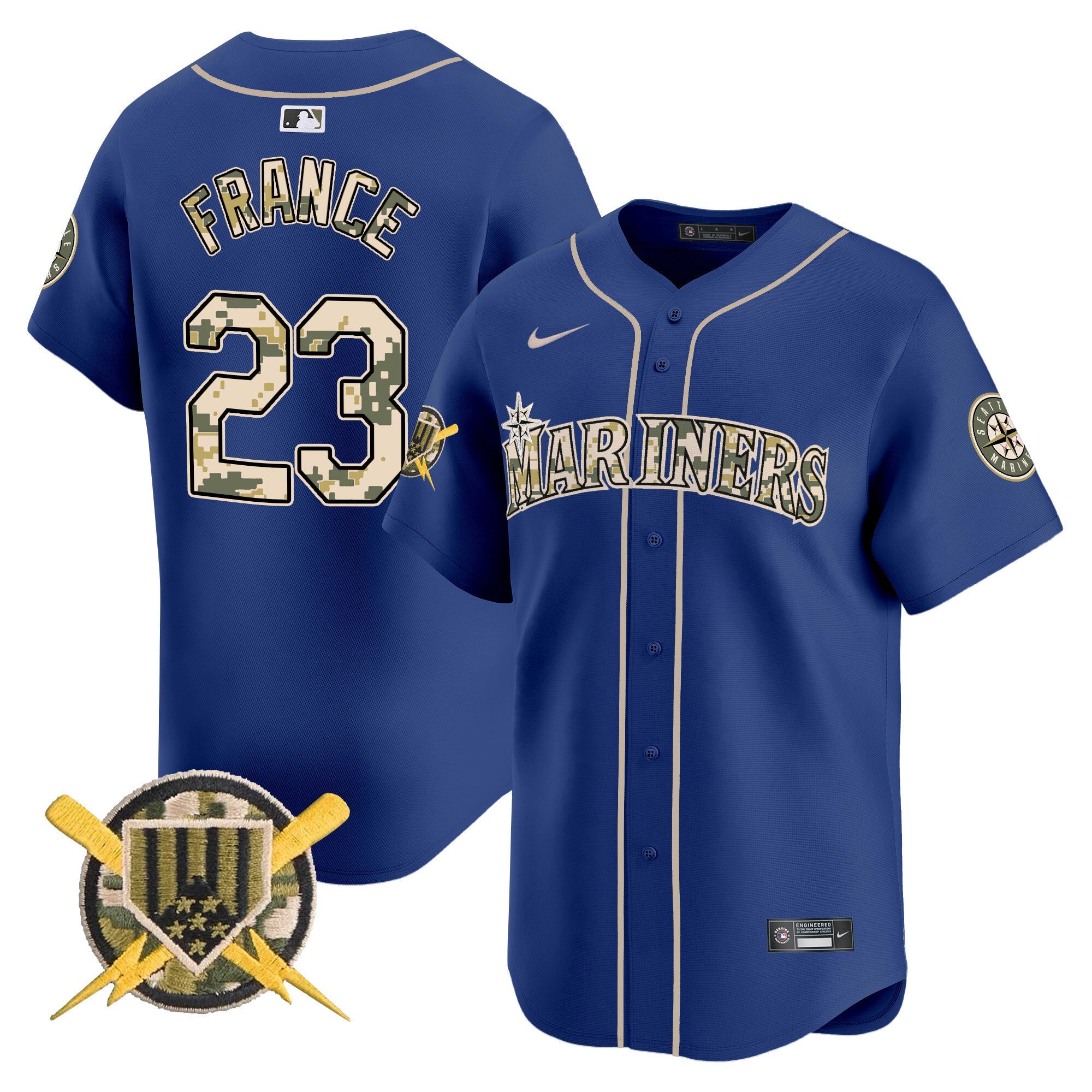 Men’s Seattle Armed Forces Day Vapor Premier Limited Jersey