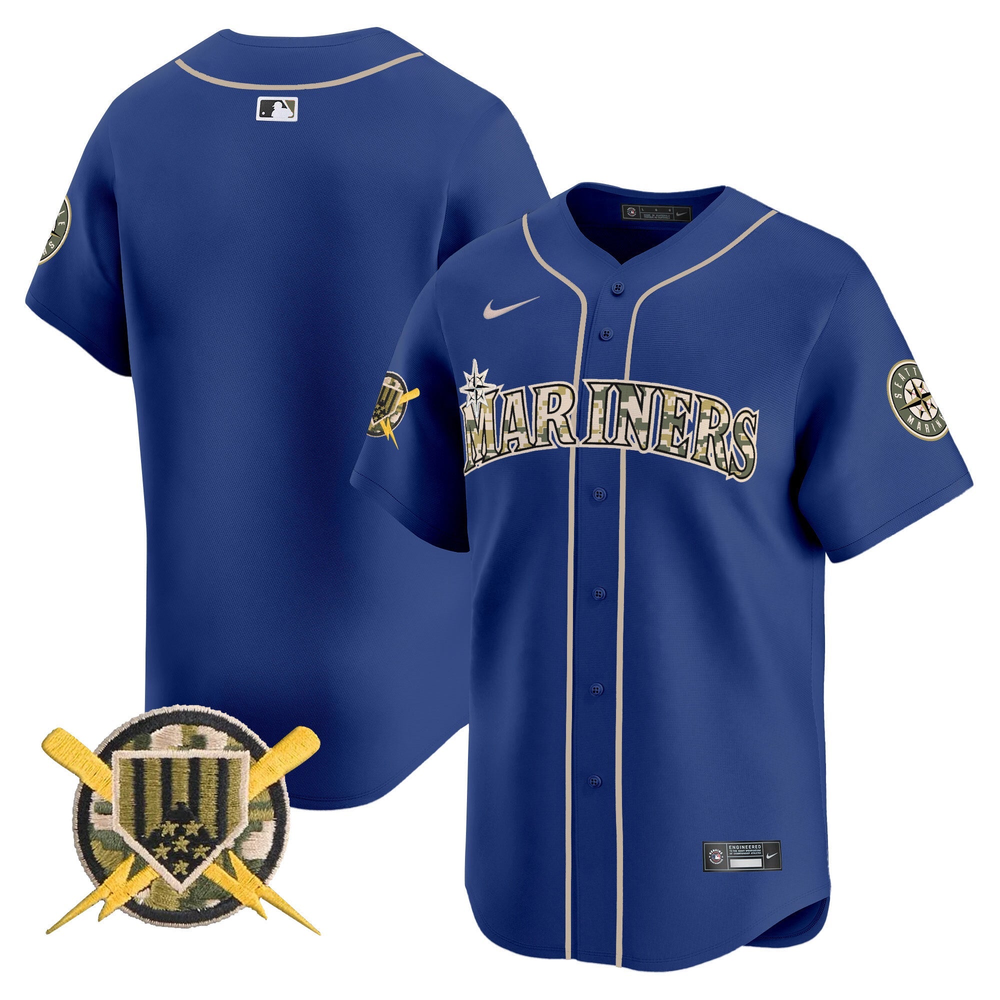 Men’s Seattle Armed Forces Day Vapor Premier Limited Jersey