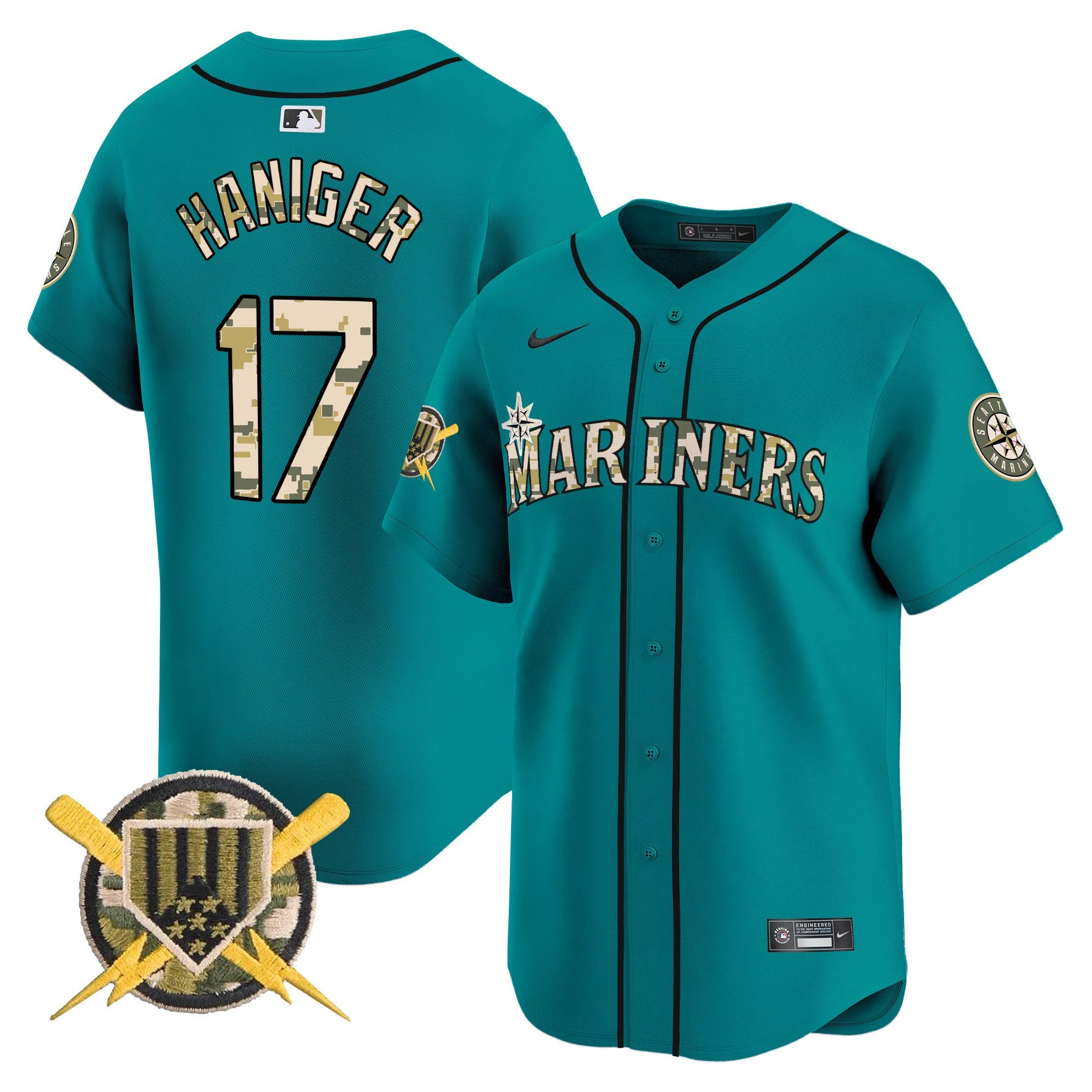 Men’s Seattle Armed Forces Day Vapor Premier Limited Jersey